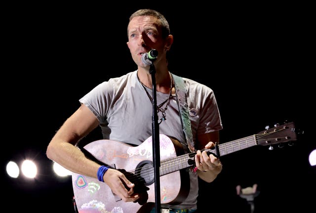 <p>Chris Martin of Coldplay performs 2024 iHeartRadio Music Festival in Las Vegas on 21 September 2024</p>