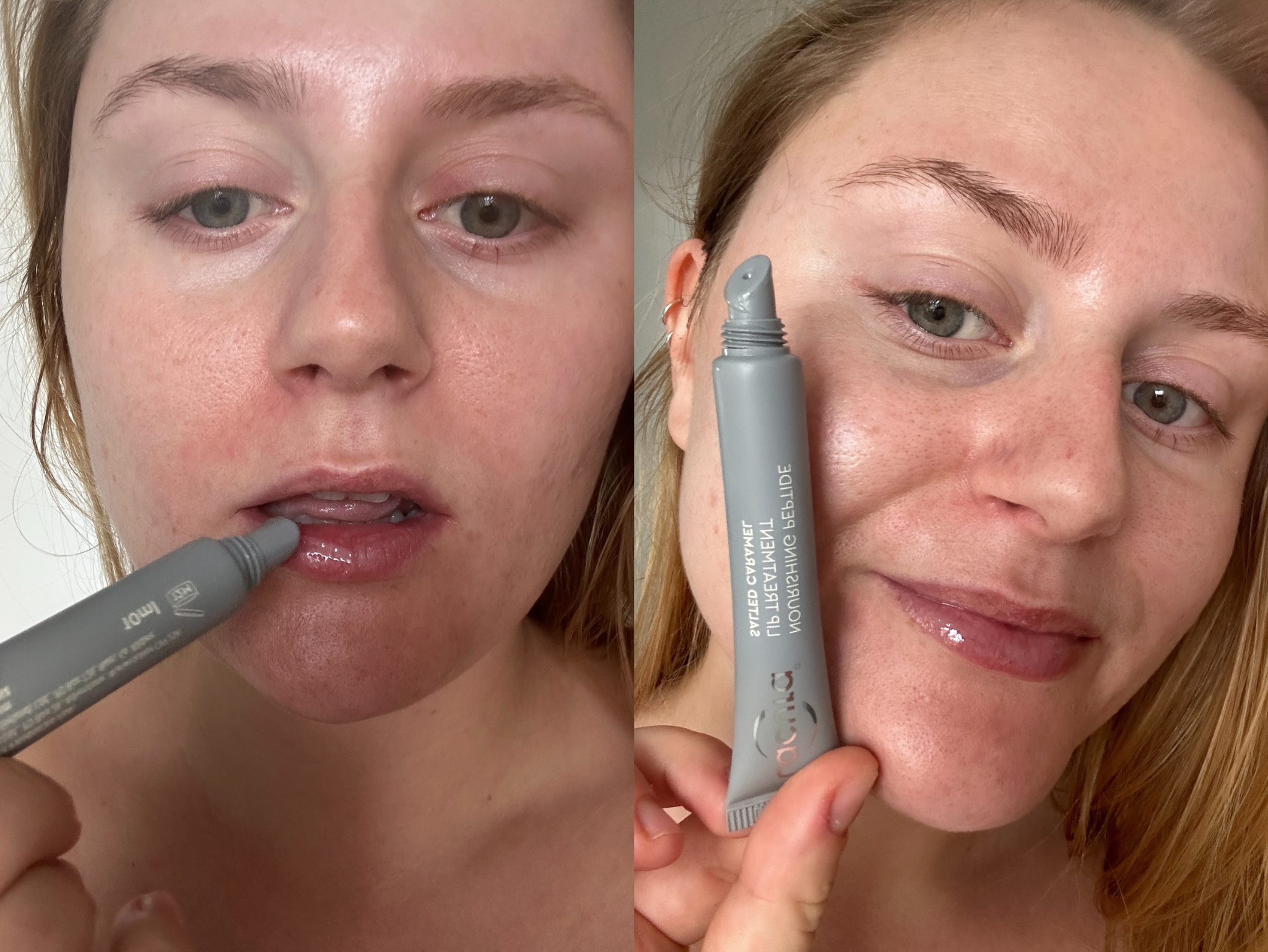 The Lacura treatment was silky and comforting on the lips