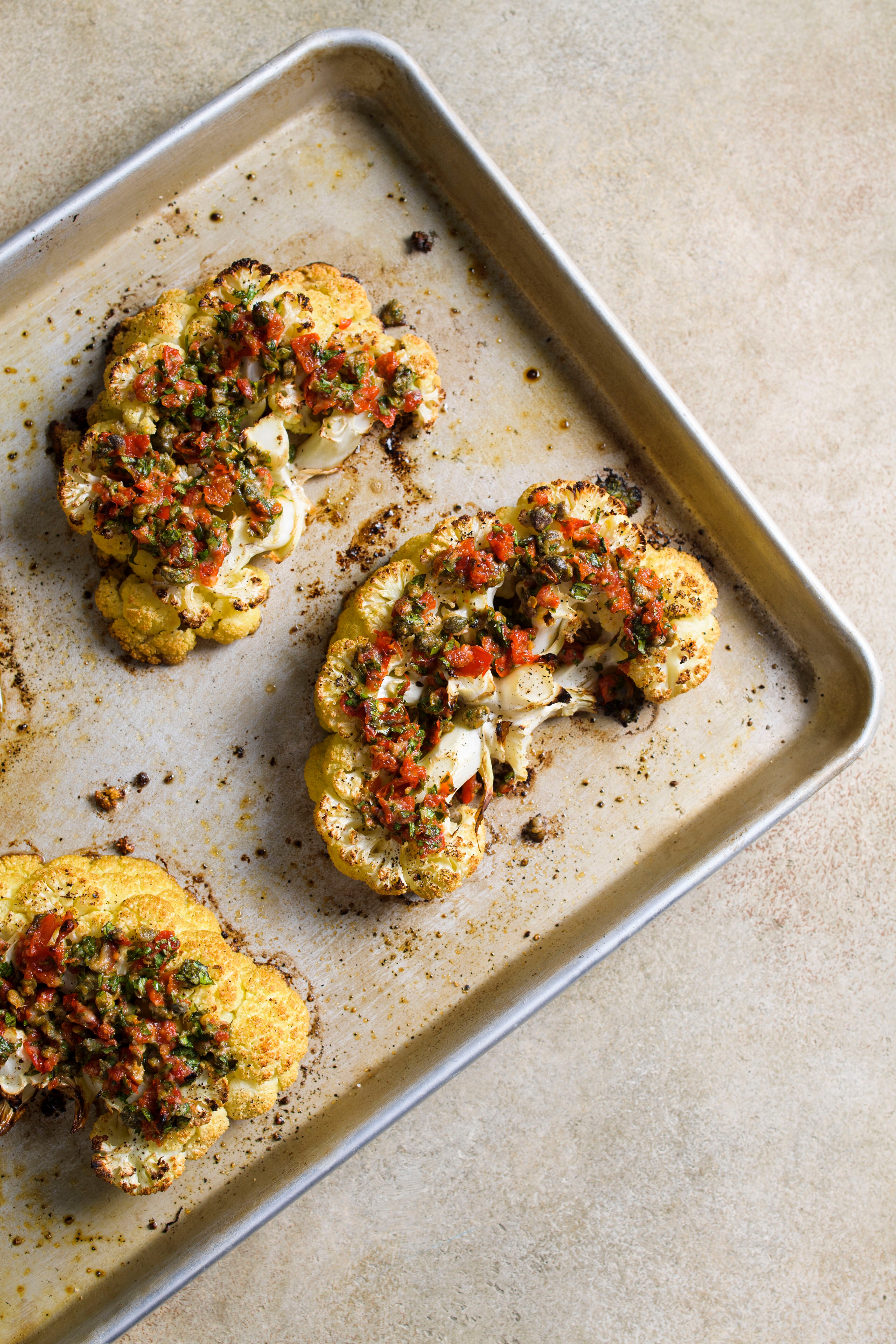 Food-MilkStreet-Cauliflower Steaks Pickled Peppers