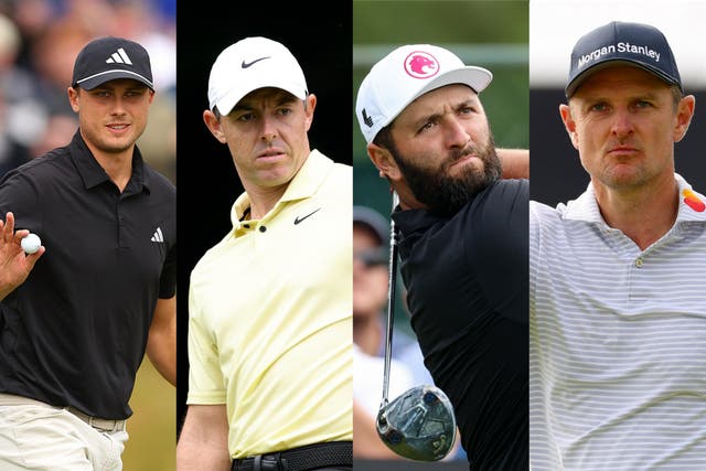 <p>Ludvig Aberg, Rory McIlroy, Jon Rahm and Justin Rose are all aiming to be part of Team Europe at the 2025 Ryder Cup</p>