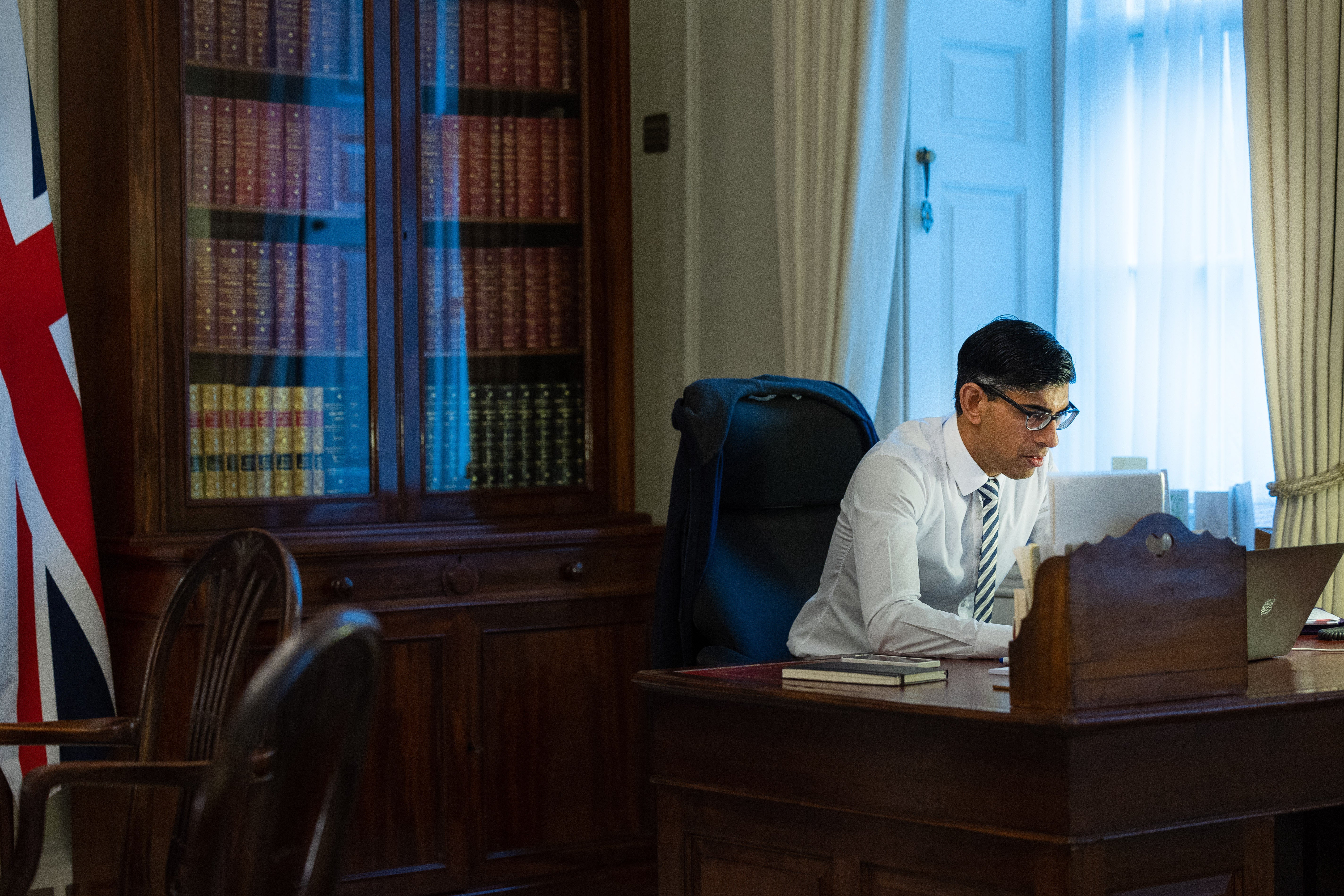 Walker’s pictures of Rishi Sunak have a whiff of the boarding school yearbook about them