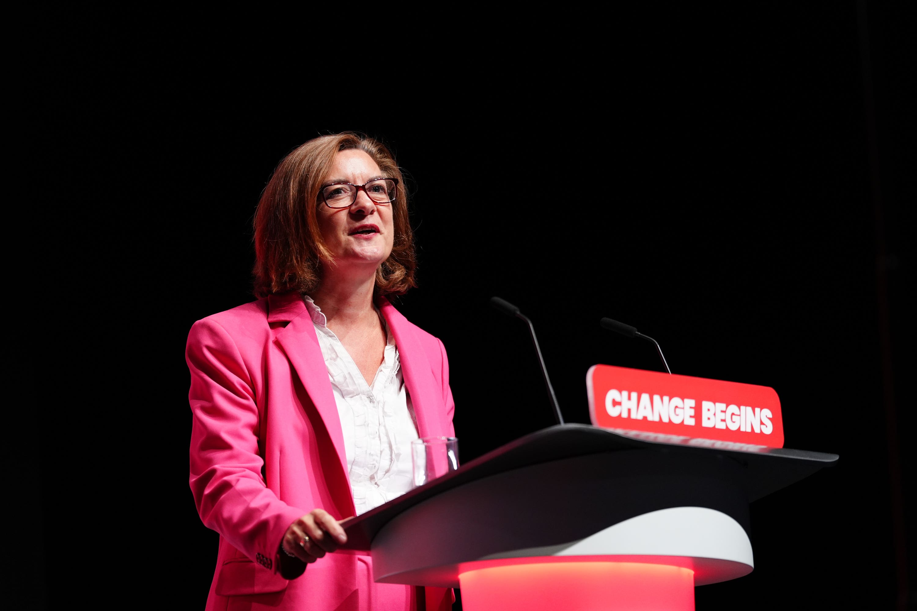 First Minister of Wales Eluned Morgan took over as leader of Welsh Labour in August (Peter Byrne/PA)