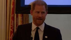 Prince Harry says Diana would be horrified as he makes landmine plea in passionate charity speech