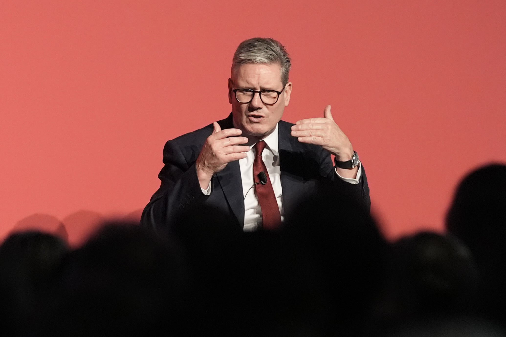 Prime Minister Sir Keir Starmer during an In Conversation event during the Labour Party conference in Liverpool (Stefan Rousseau/PA)