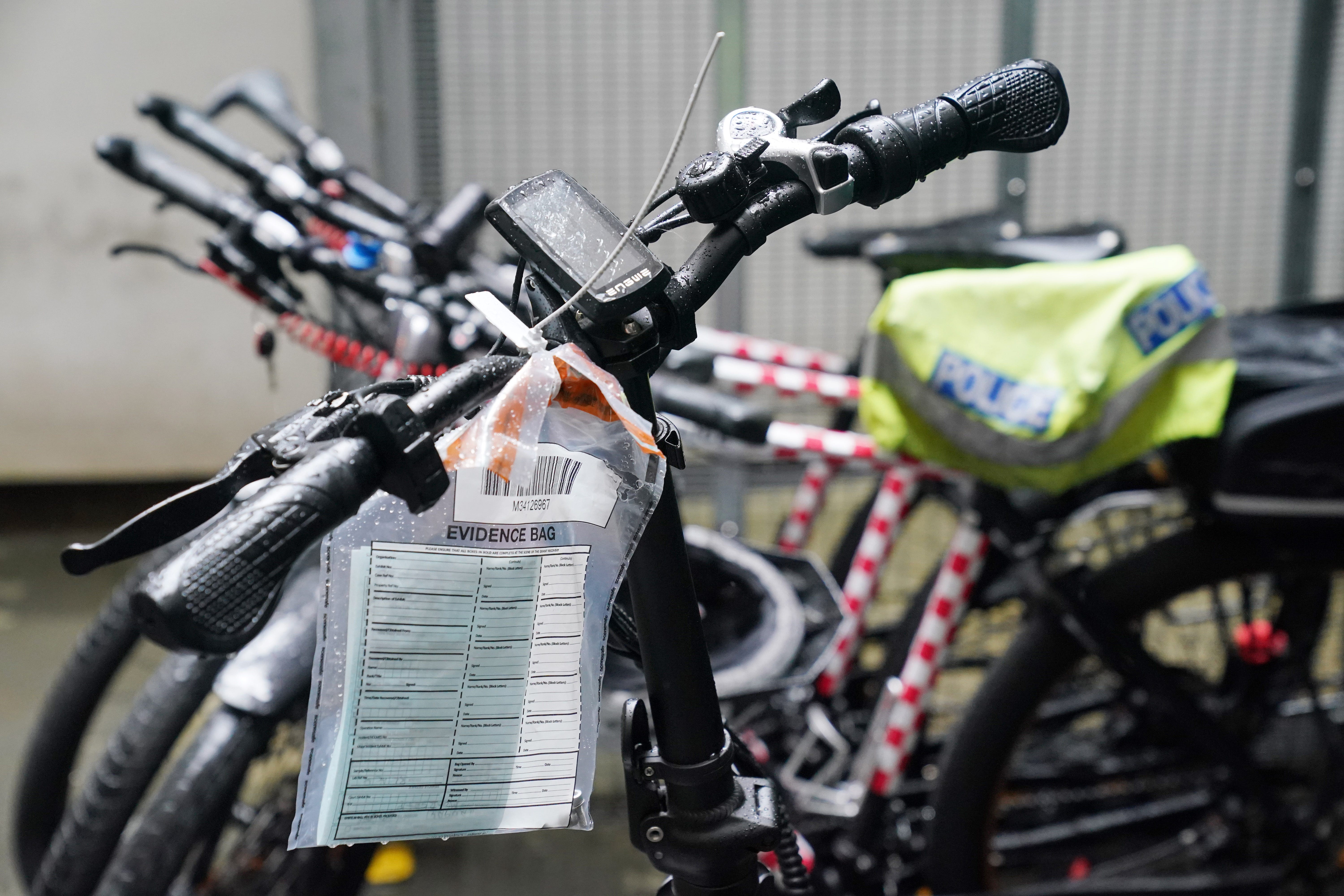 Police seizures of e-bikes have soared (Jonathan Brady/PA)