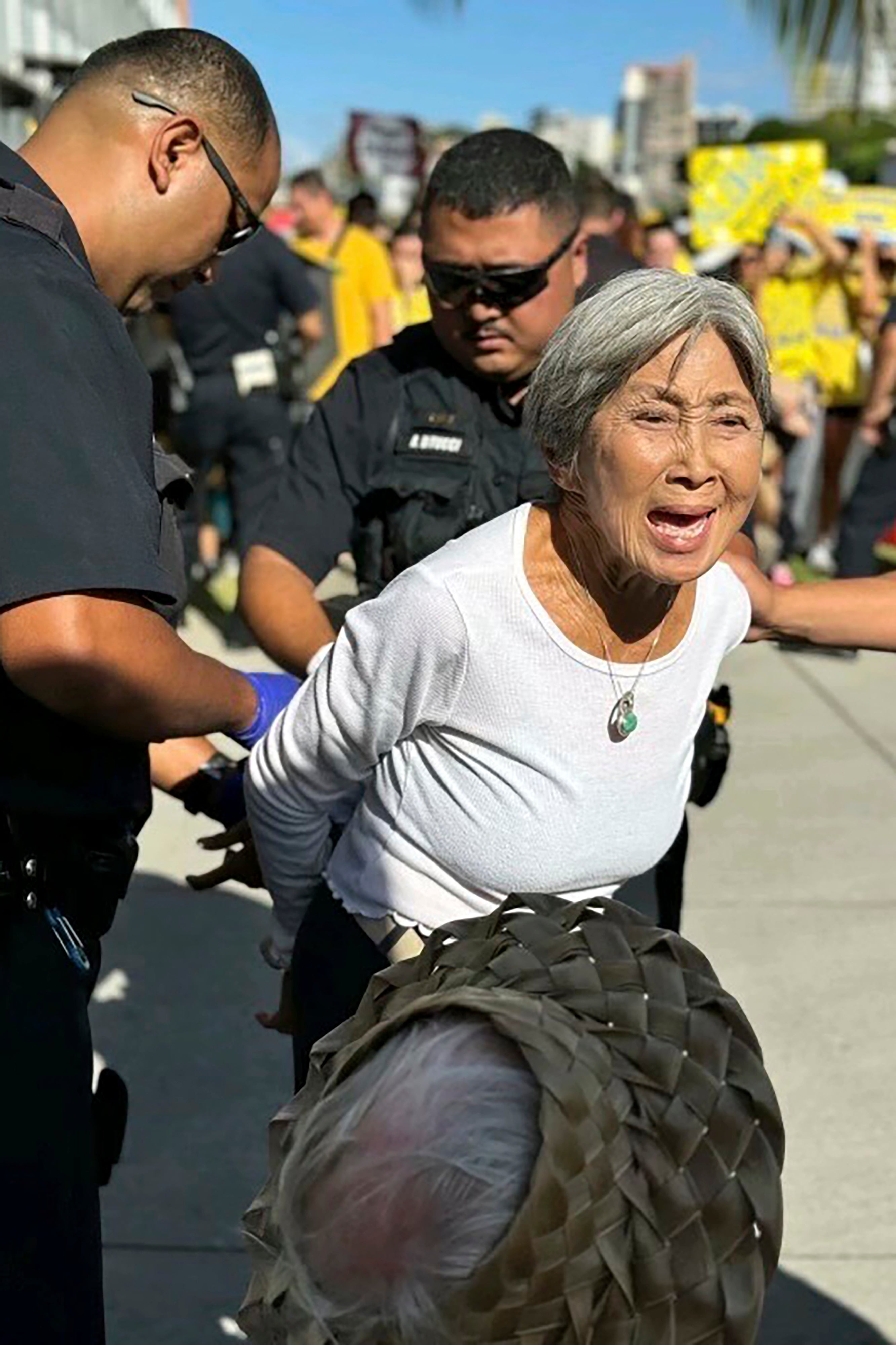 Hawaii Nurses Strike Arrests