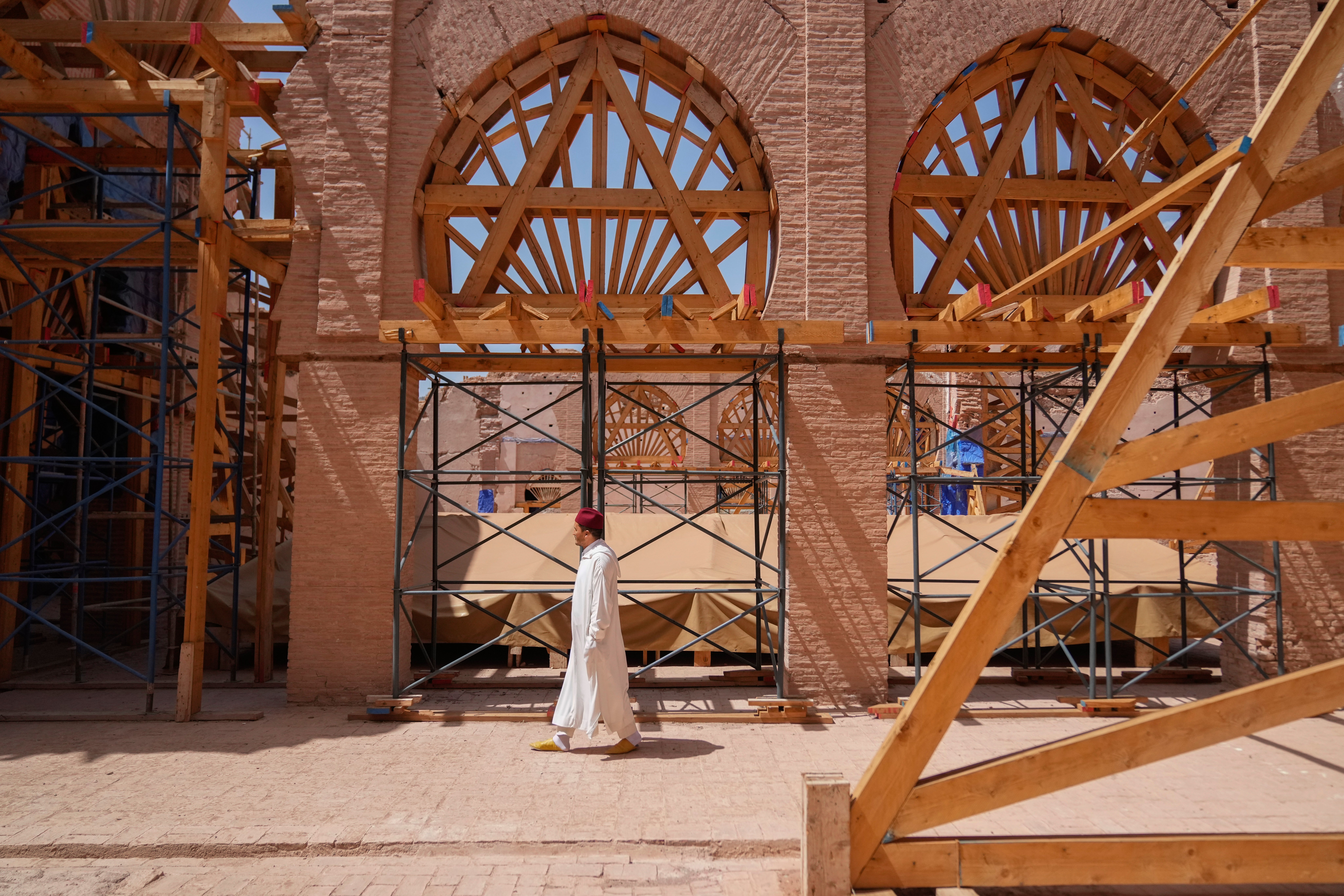 Morocco Earthquake Anniversary Mosque
