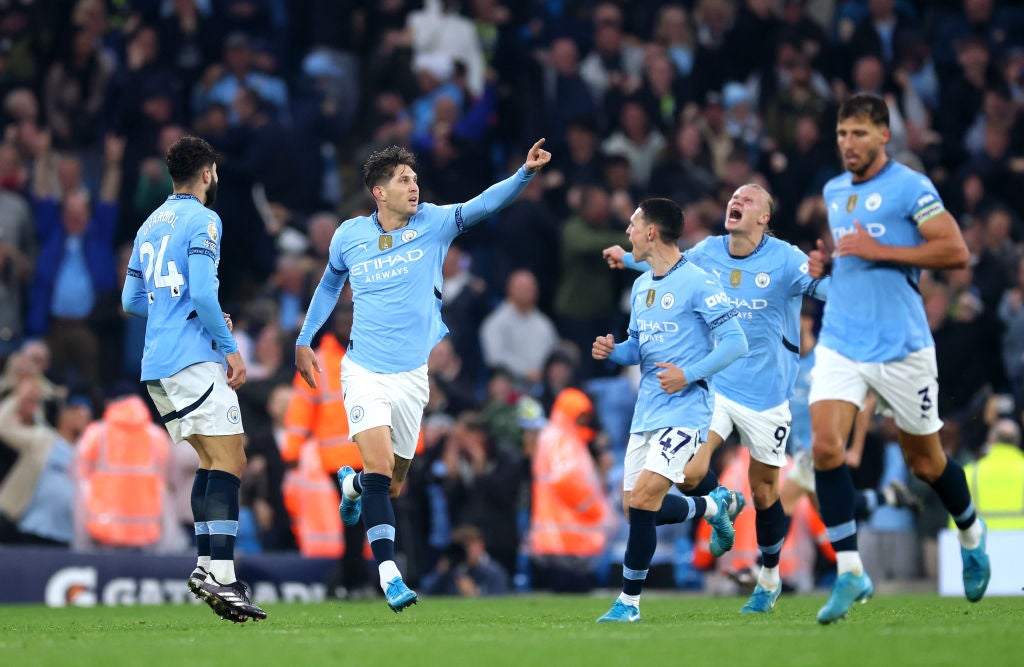 City scored a last-minute equaliser against Arsenal last time out