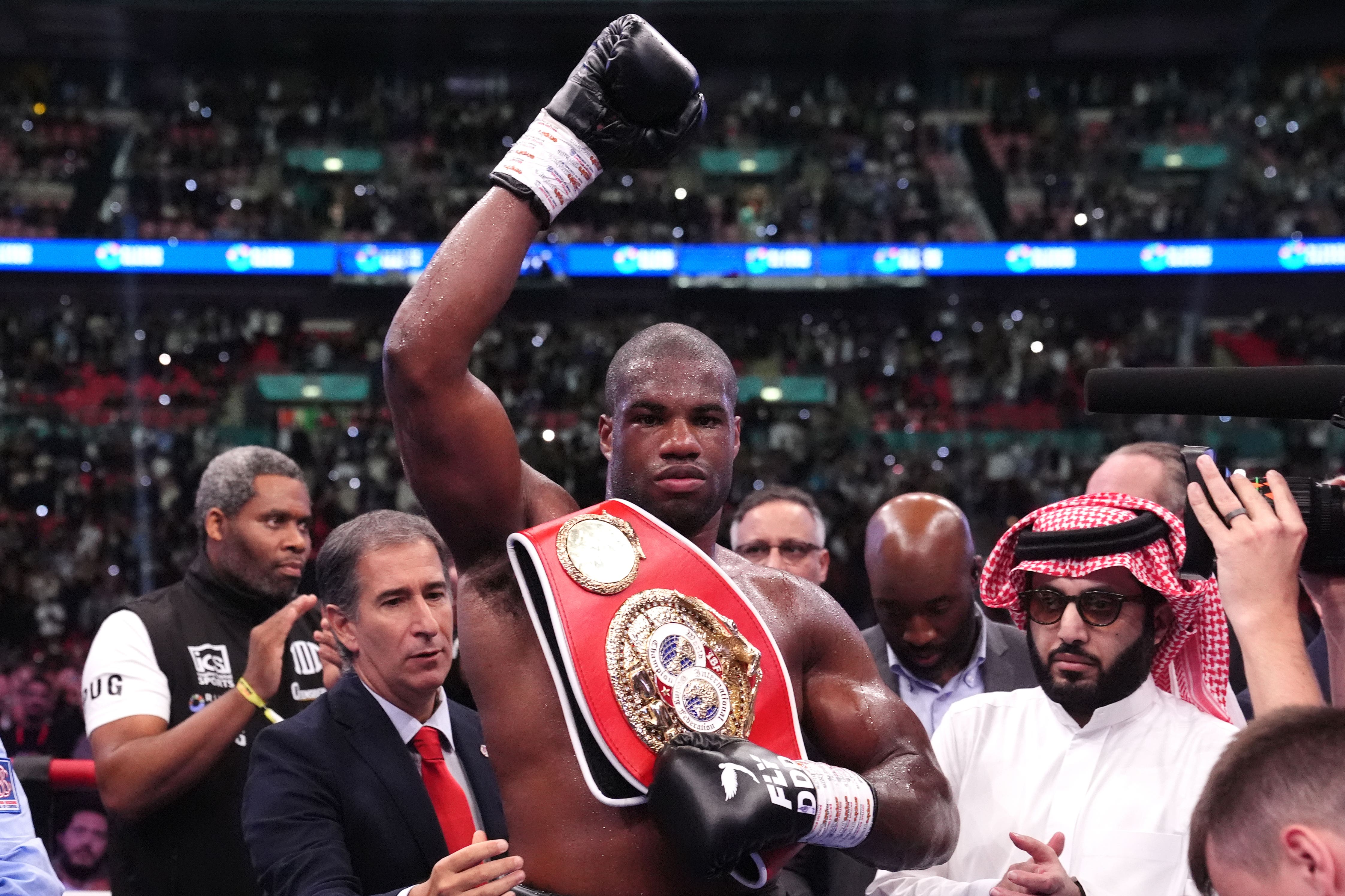 Daniel Dubois impressed with his stoppage of Anthony Joshua at Wembley (Bradley Collyer/PA)