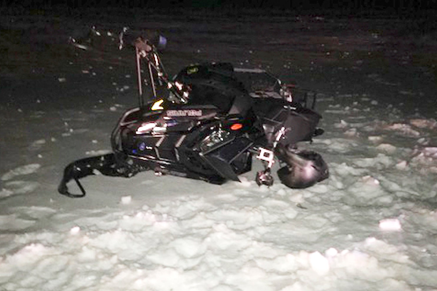 Black Hawk Snowmobile Crash