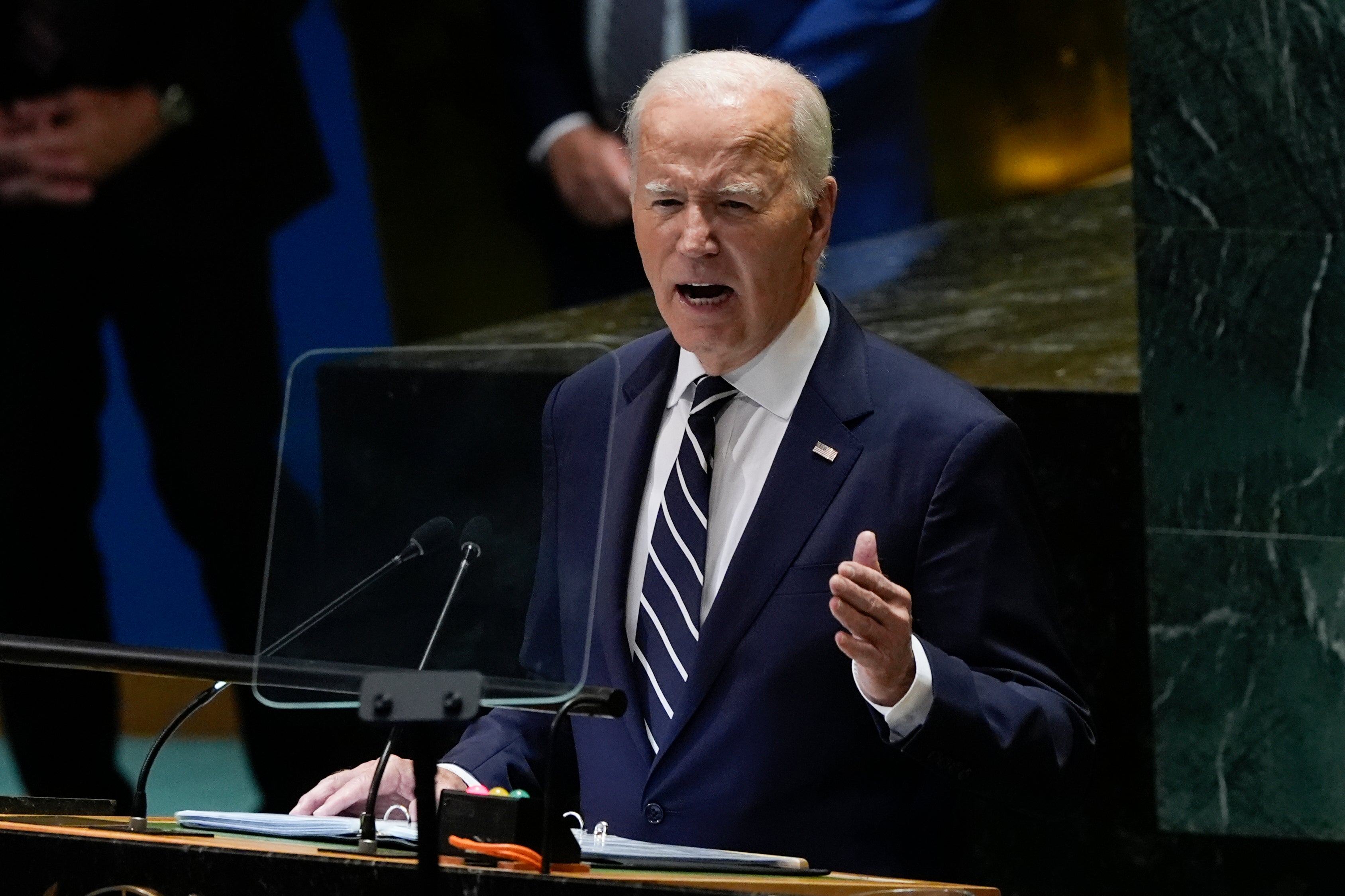 United States President Joe Biden addresses the 79th session of the United Nations General Assembly, Tuesday, September 24