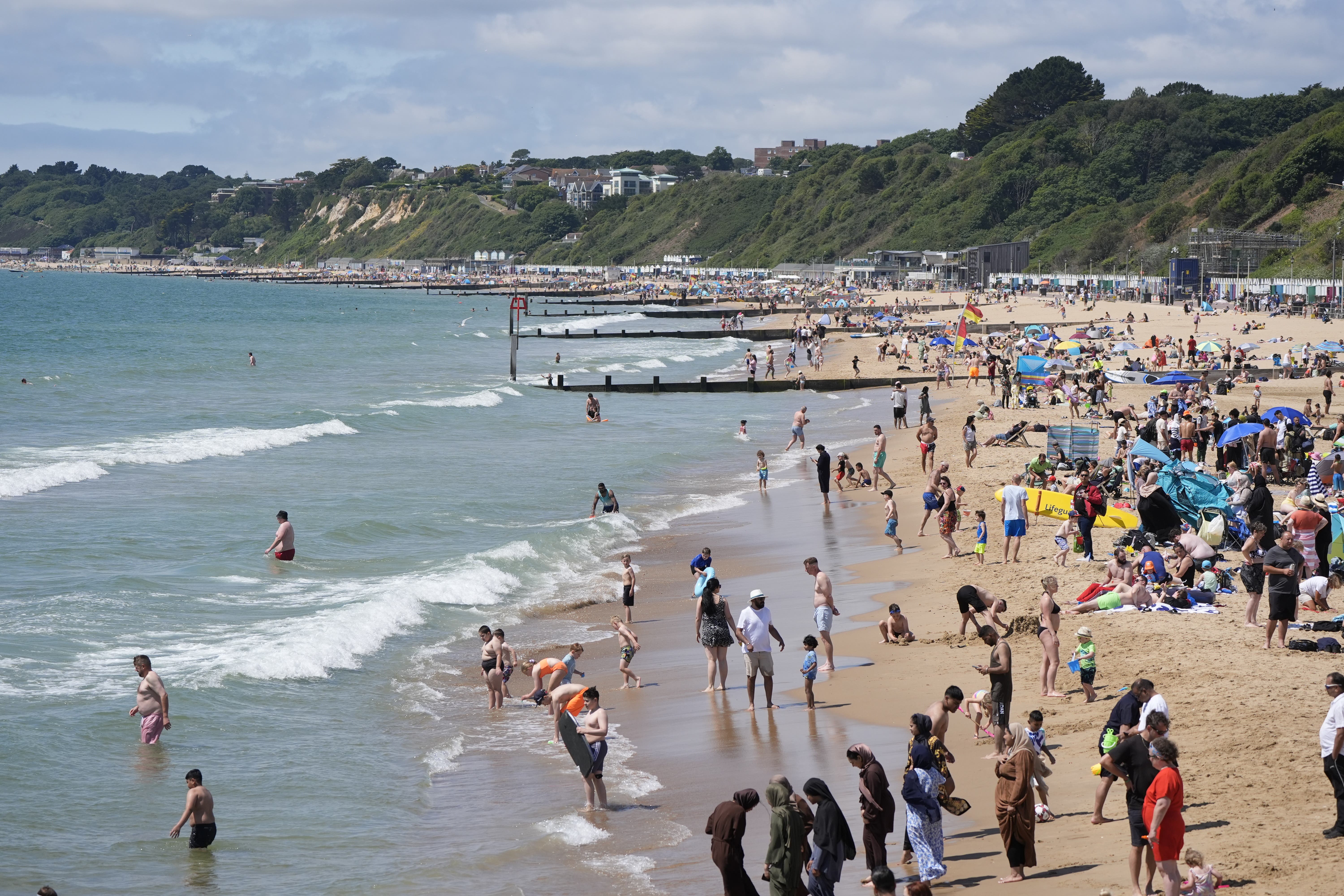 The inquest heard although Bournemouth is one of the busiest beaches in Britain, it is ‘relatively safe’ (PA)