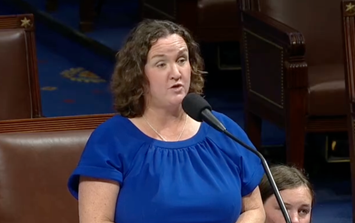 Democratic Representative Katie Porter said she opposed Lauren Boebert’s amendment to a forestry bill because it prioritized marketable plans over landscape restoration