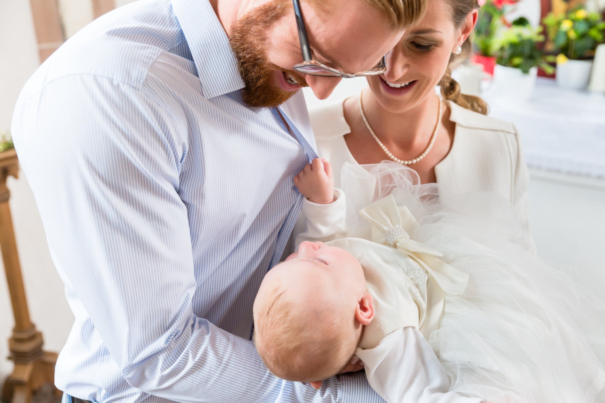 The number of parents christening their newborns has declined in Britain in recent years