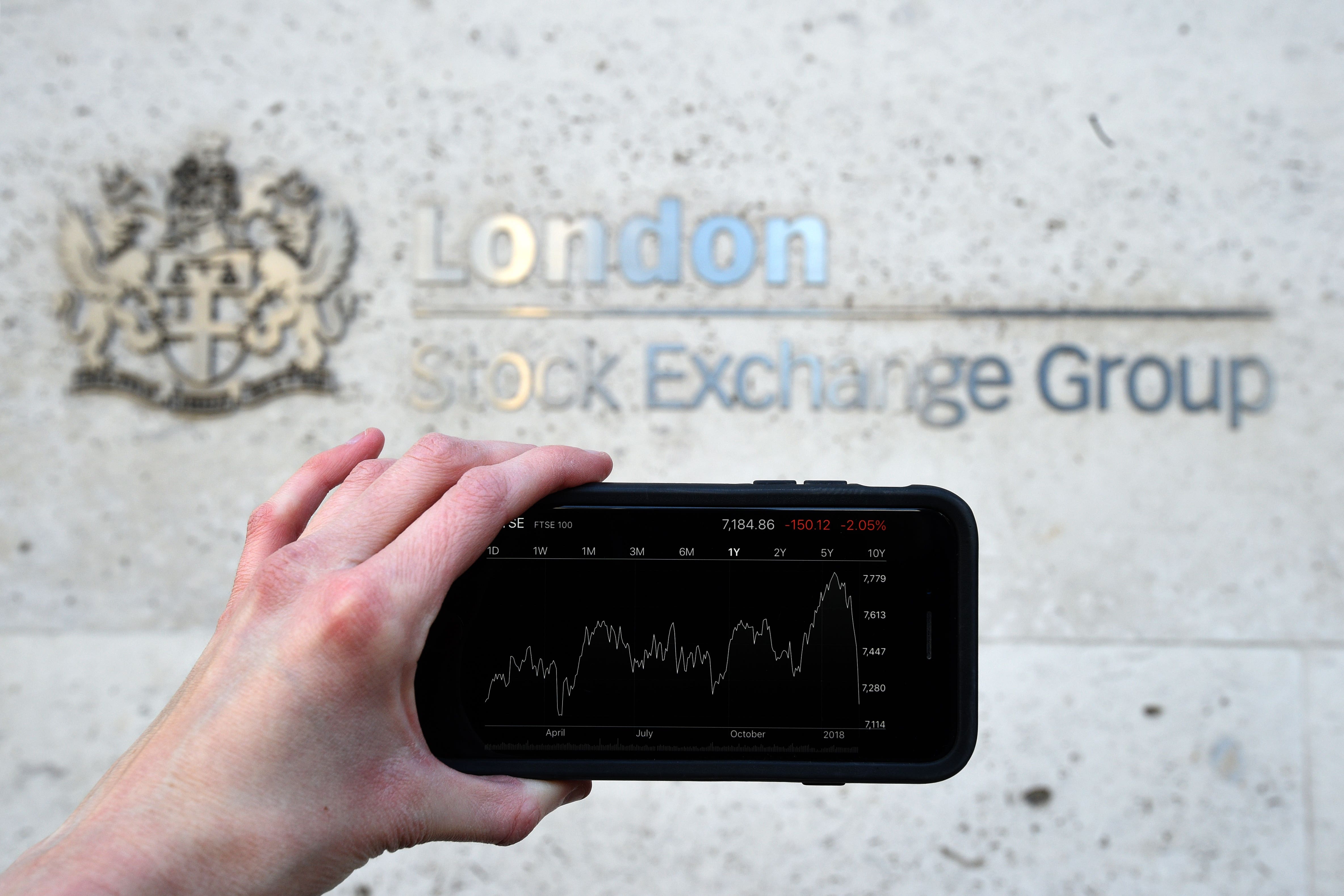 London’s top stock indices faltered on Wednesday (Kirsty O’Connor/PA)