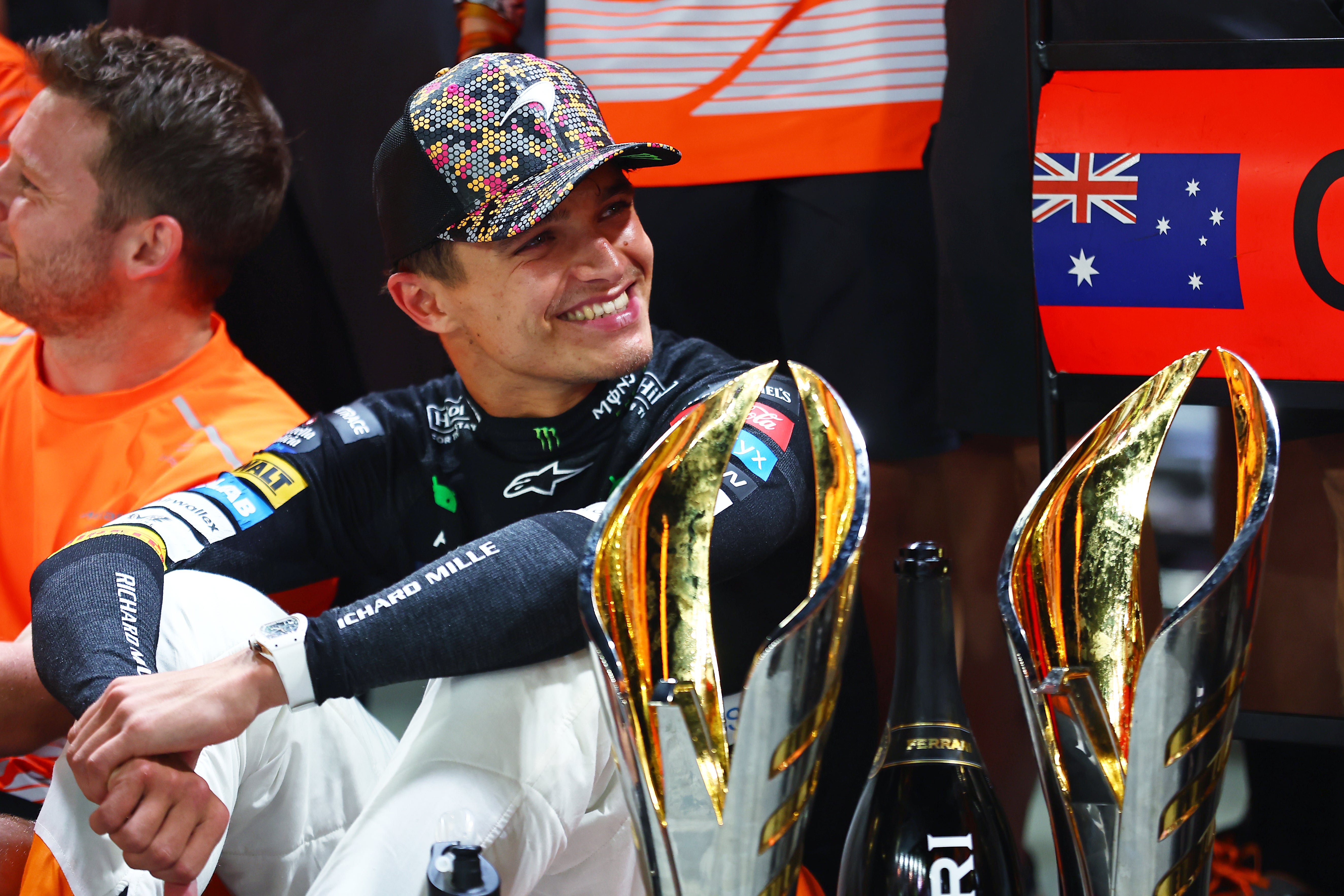 Lando Norris trails Max Verstappen by 52 points with six races left