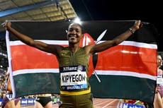 Breaking 4 live: Faith Kipyegon misses out on four-minute mile but breaks own record in Paris