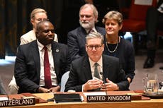 Keir Starmer to promise ‘global leadership’ in UN General Assembly speech