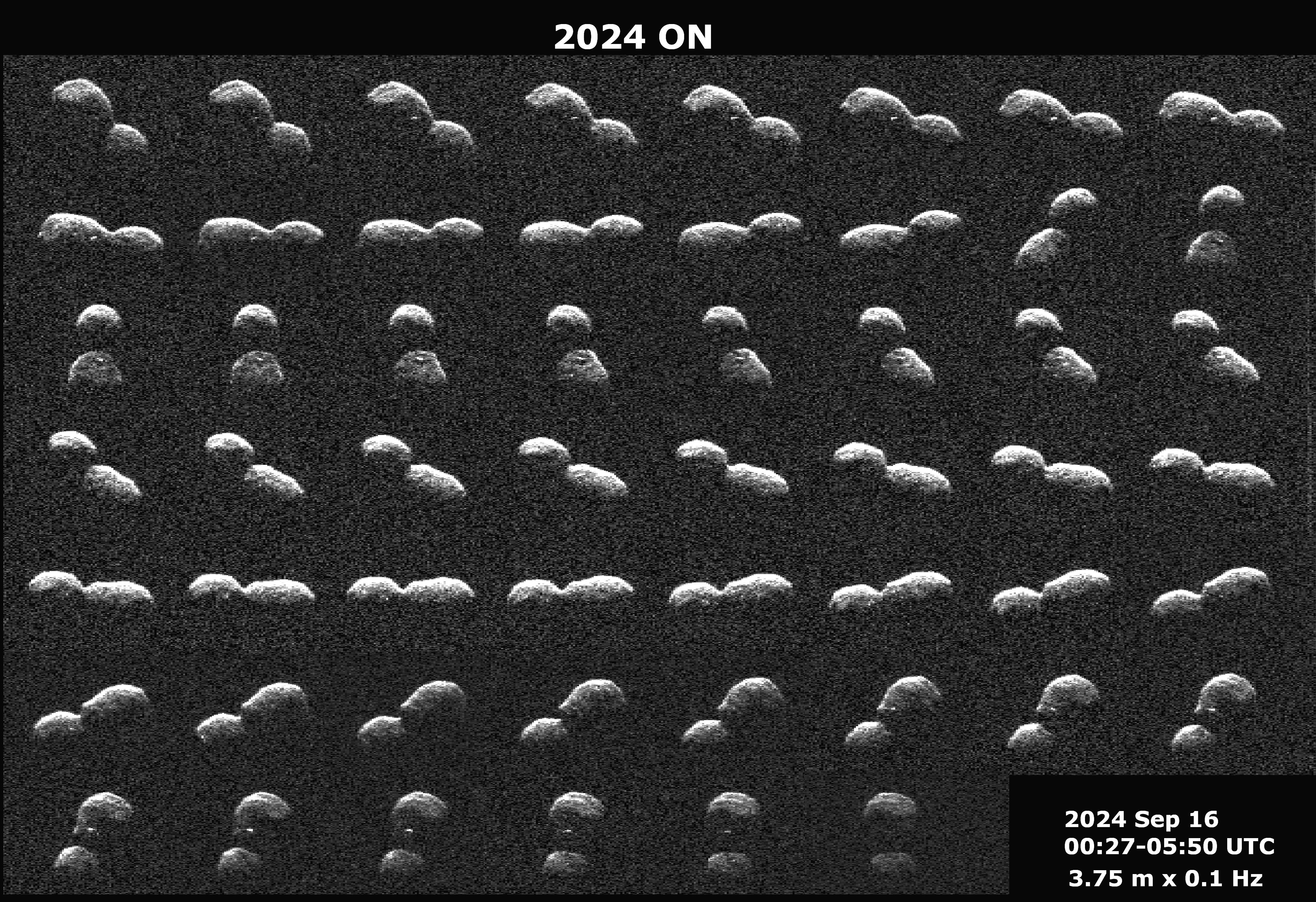 Asteroid 2024 ON spotted tumbling past Earth