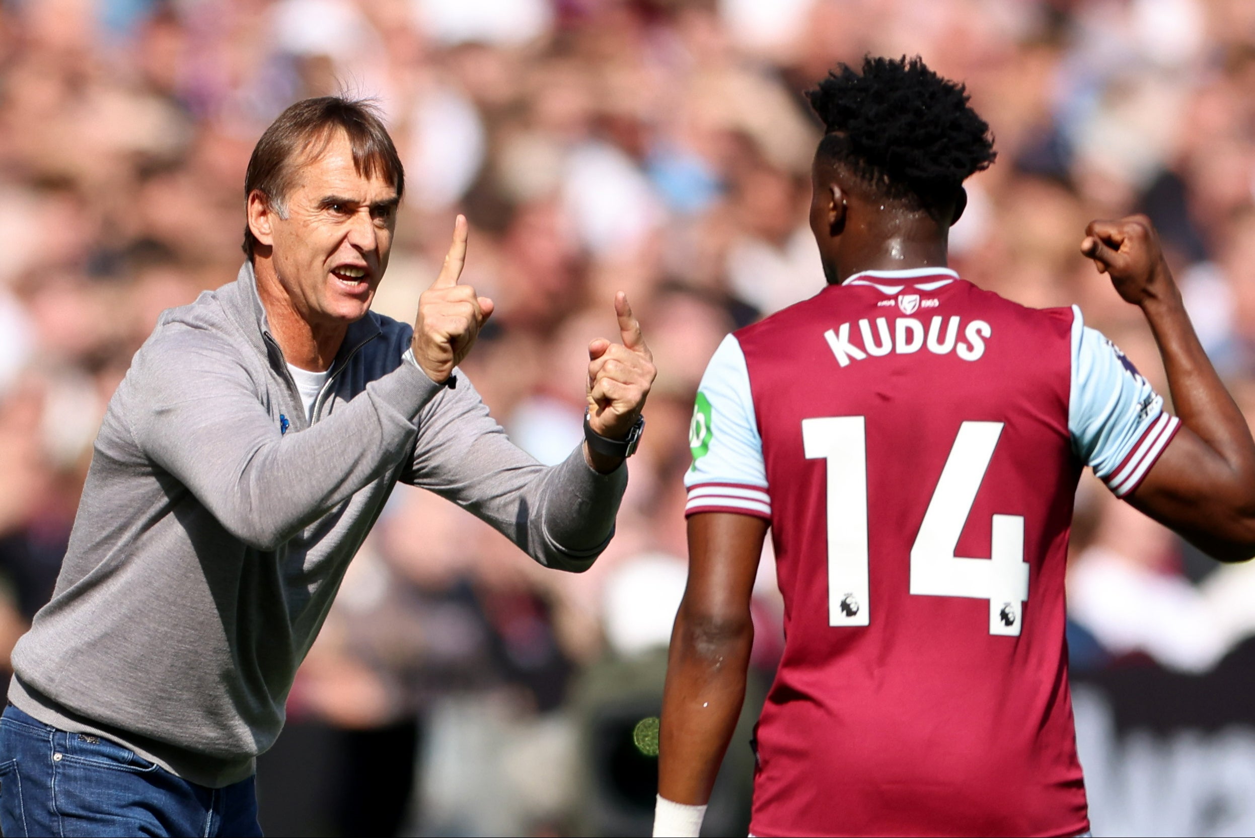 Julen Lopetegui is already under scrutiny as Hammers boss