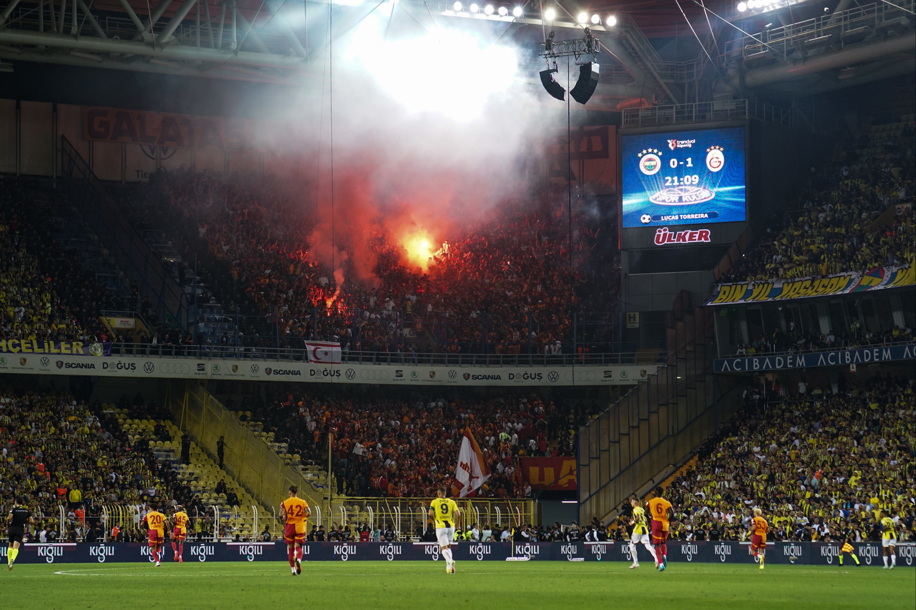 Galatasaray and Fenerbahce are fierce rivals