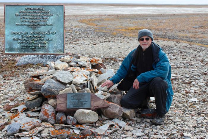 Commemorative cairn for remains of 13 sailors from Sir John Franklin’s expedition