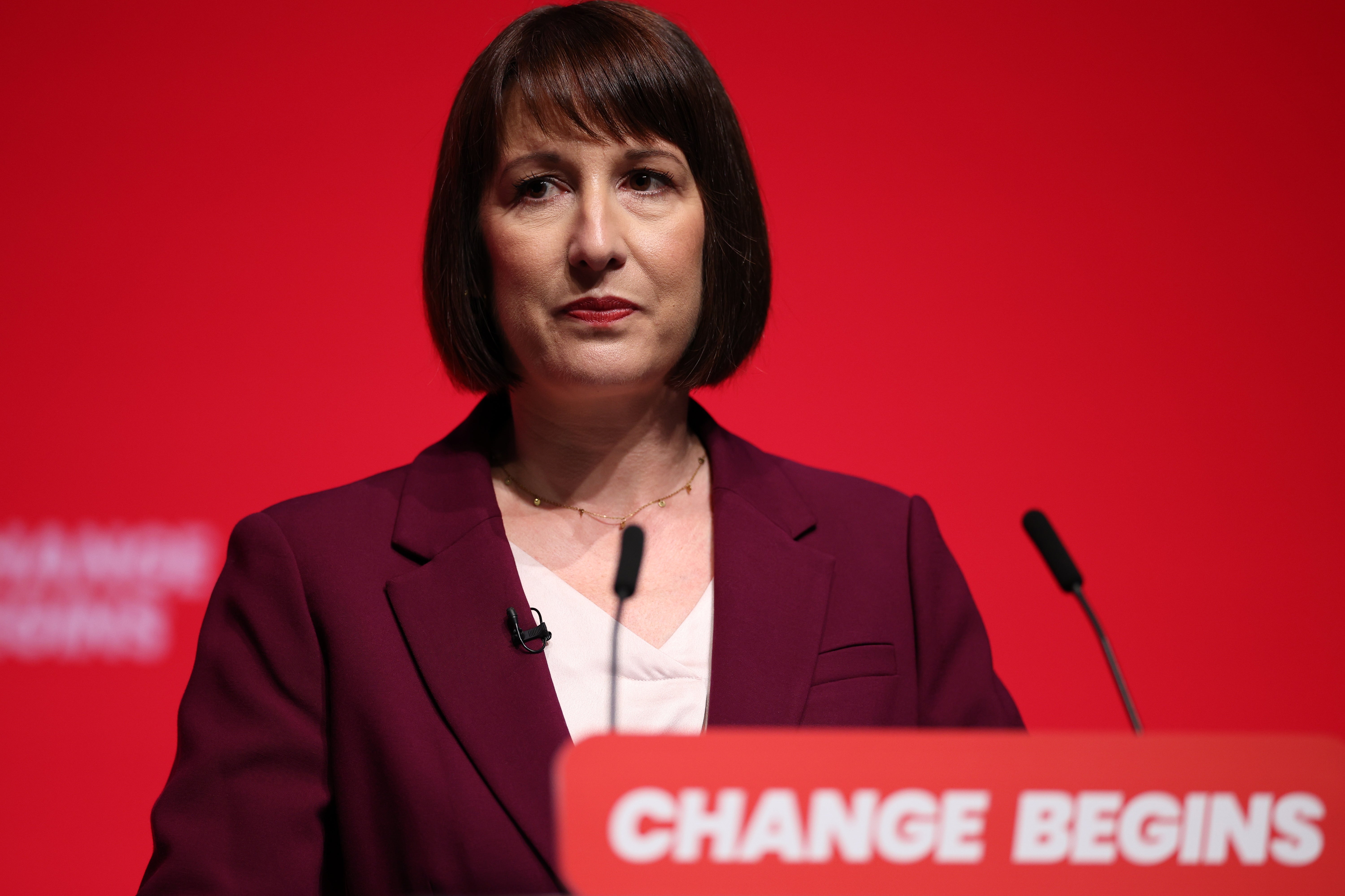 Chancellor Rachel Reeves speaks at the Labour Party Conference in Liverpool last week