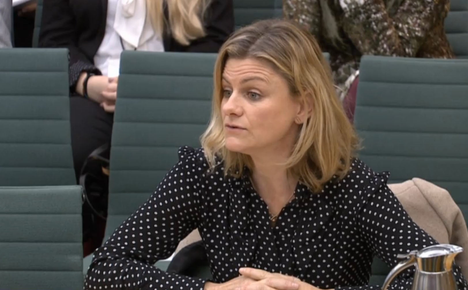 Perkins giving evidence to the women and equalities committee at the House of Commons