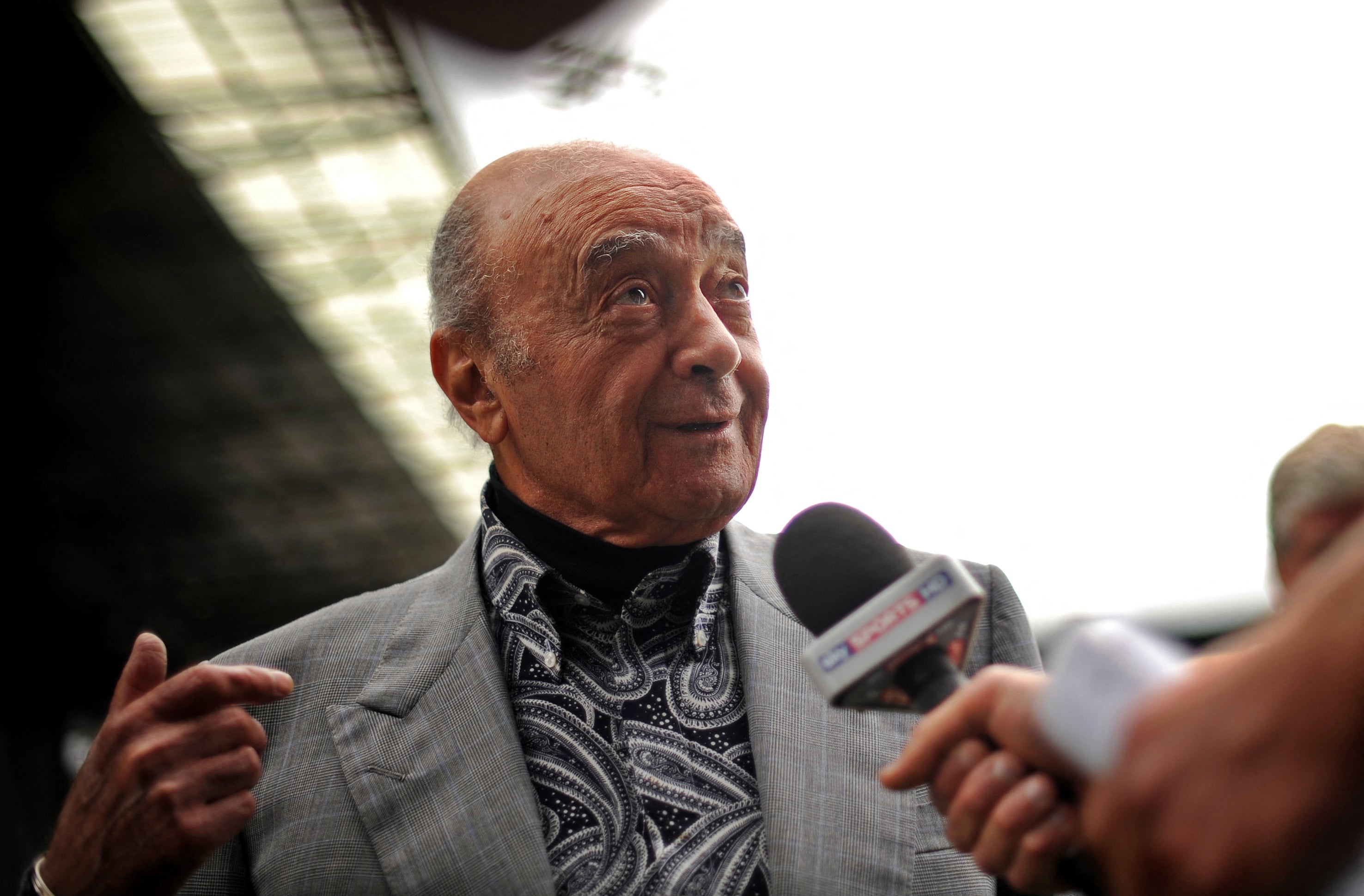 Mohammed al-Fayed speaks to media in 2010