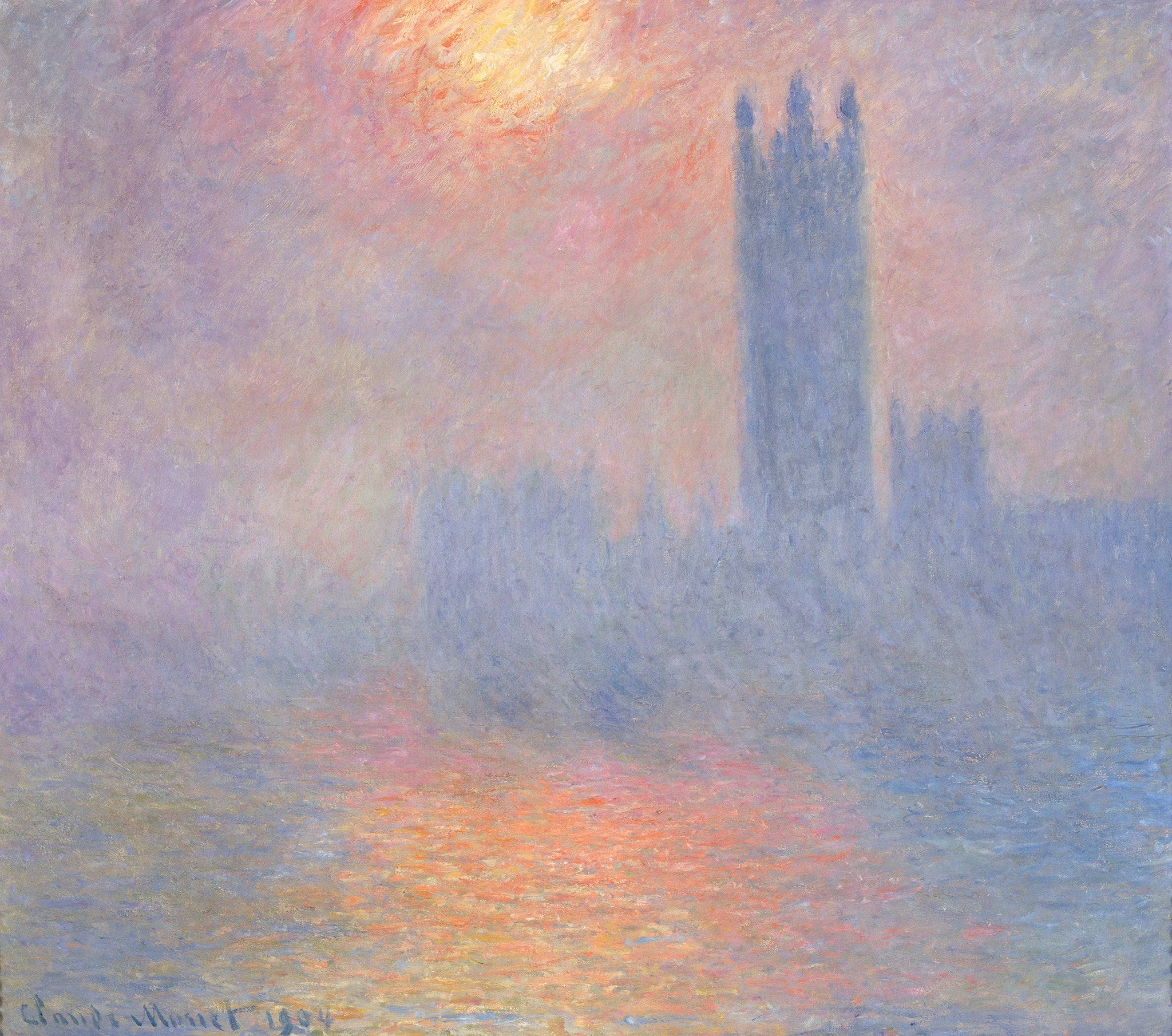 Claude Monet (1840-1926), ‘London, Parliament. Sunlight in the fog’, 1904