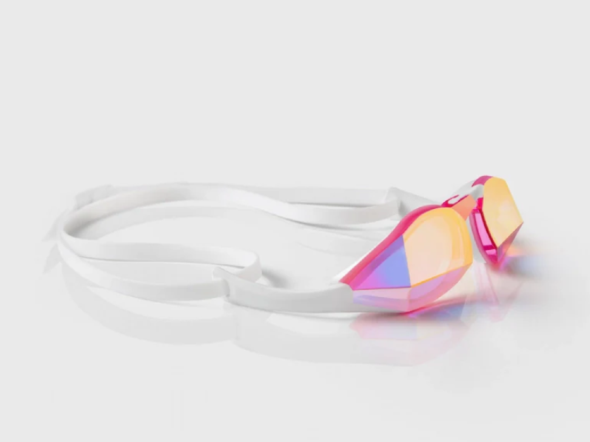 TheMagic5 pink mirror goggles