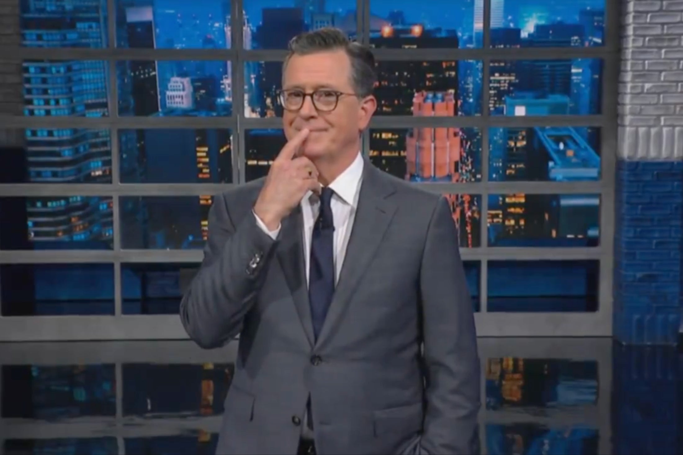 The Late Show host said that his description of Trump in a recent interview was deliberate and intended to ‘upset’ him