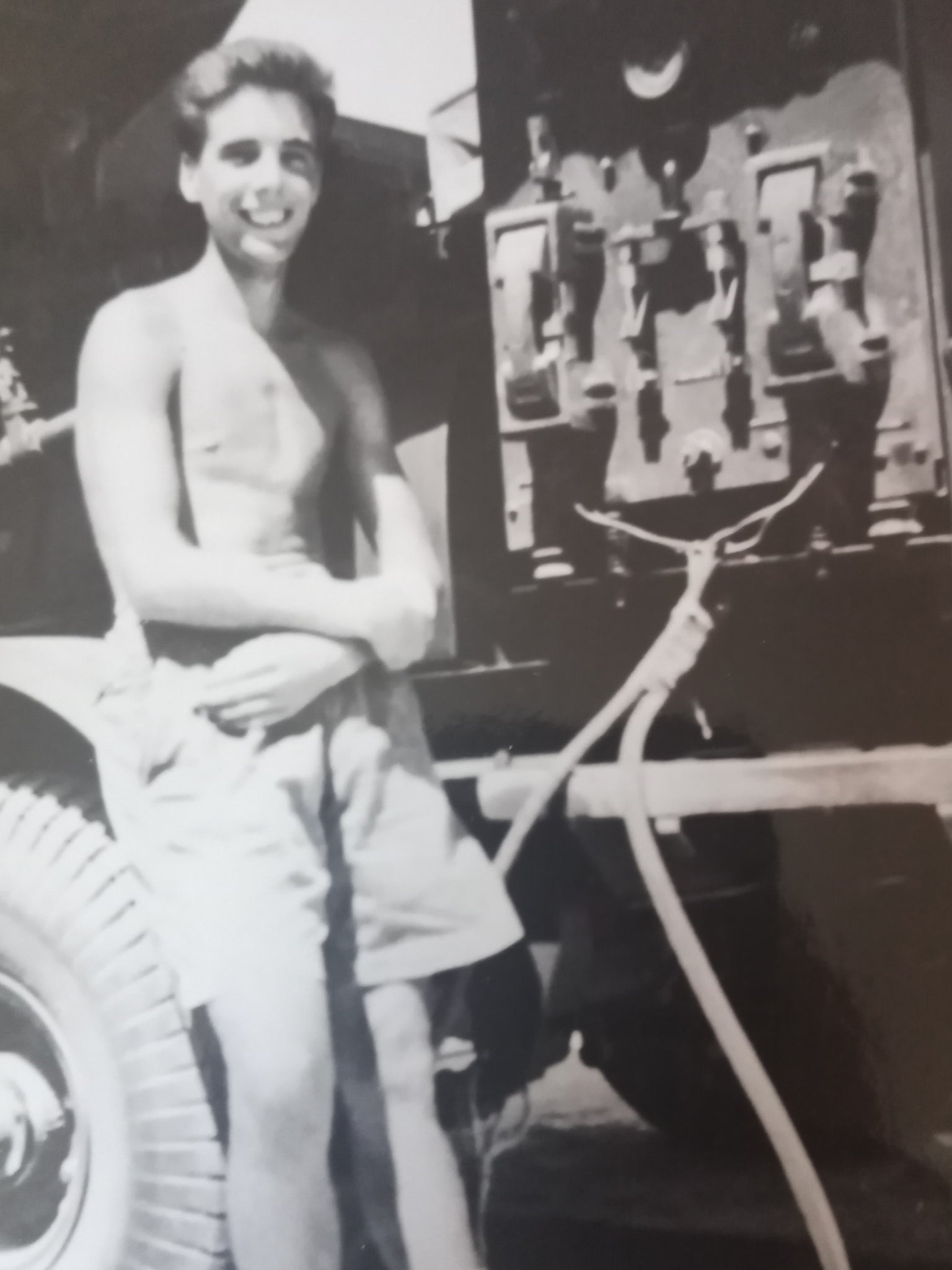 John Morris on duty on Christmas Island between 1956-58