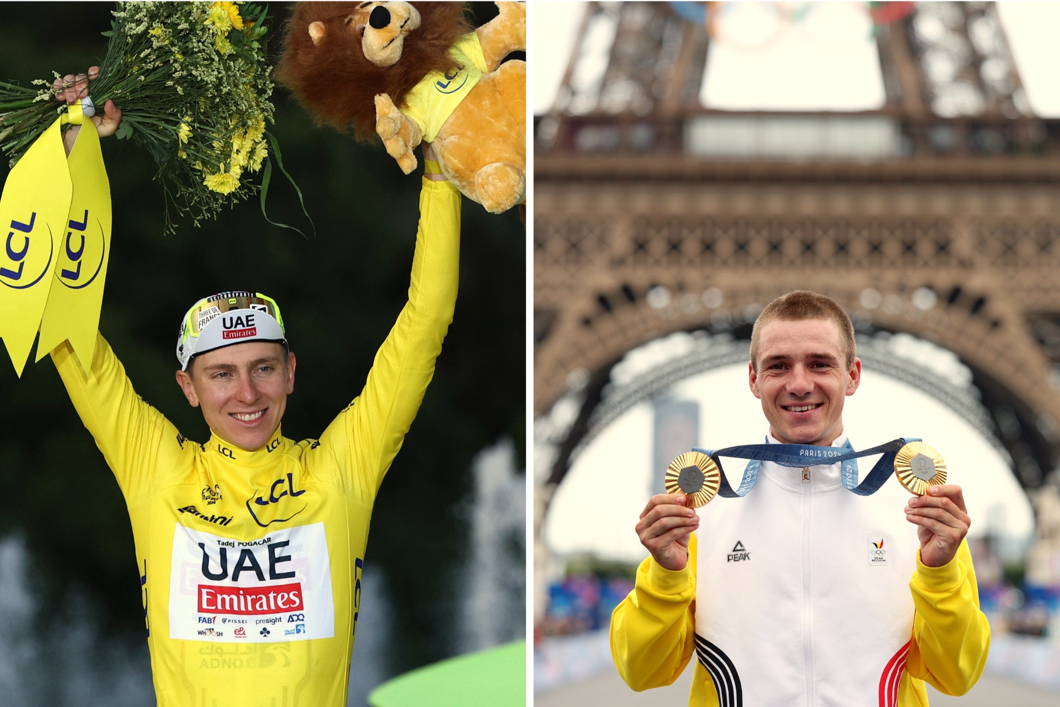 Tour de France champion Tadej Pogacar faces double Olympic champion Remco Evenepoel in Zurich