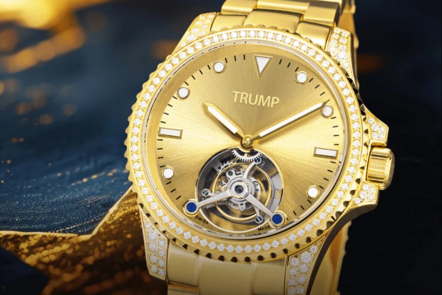 Donald Trump is selling “truly special” watches with “Swiss-made” parts for up to $100,000. A new investigation reveals they’re linked to a company in a remote Wyoming town