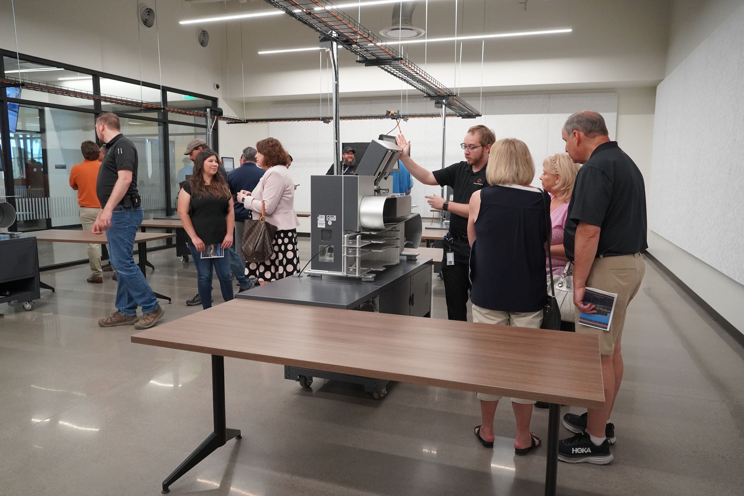 Pinal County’s ‘fishbowl’ gives onlookers a 360-degree view to easily watch ballots being counted