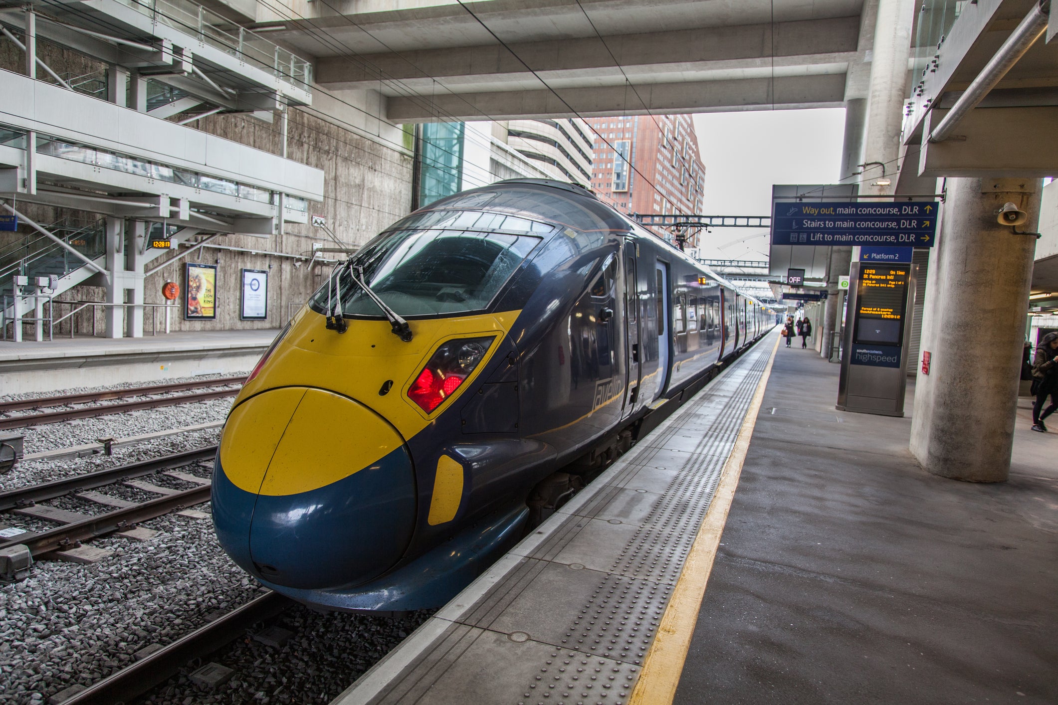 Rail passengers would travel just seven minutes from St Pancras to Stratford International
