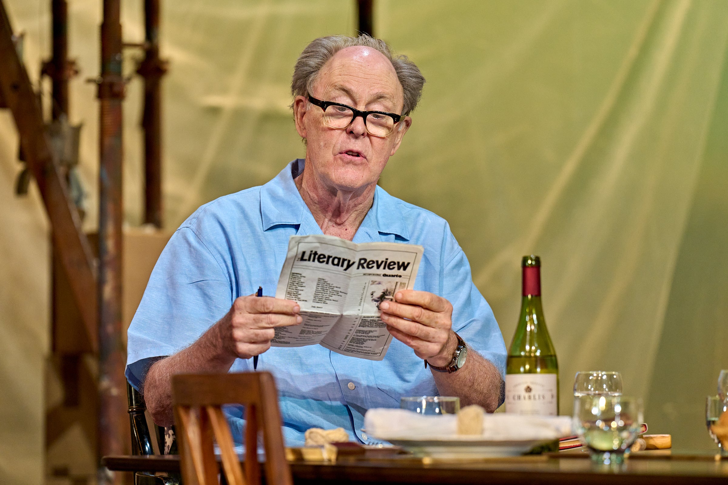 John Lithgow as Roald Dahl in ‘Giant’ at the Royal Court