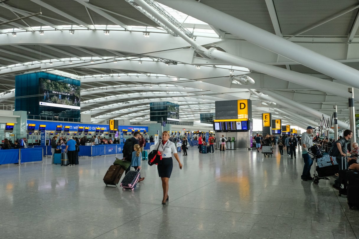 London Heathrow, which sees the most passengers eligible for compensation due to a disrupted flight this summer compared to other European airports