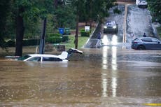 Hurricane Helene live tracker: At least 25 dead as 15ft storm surge hits Florida