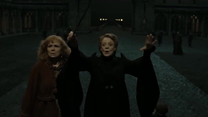 Dame Maggie played Professor McGonagall in JK Rowling’s Harry Potter franchise