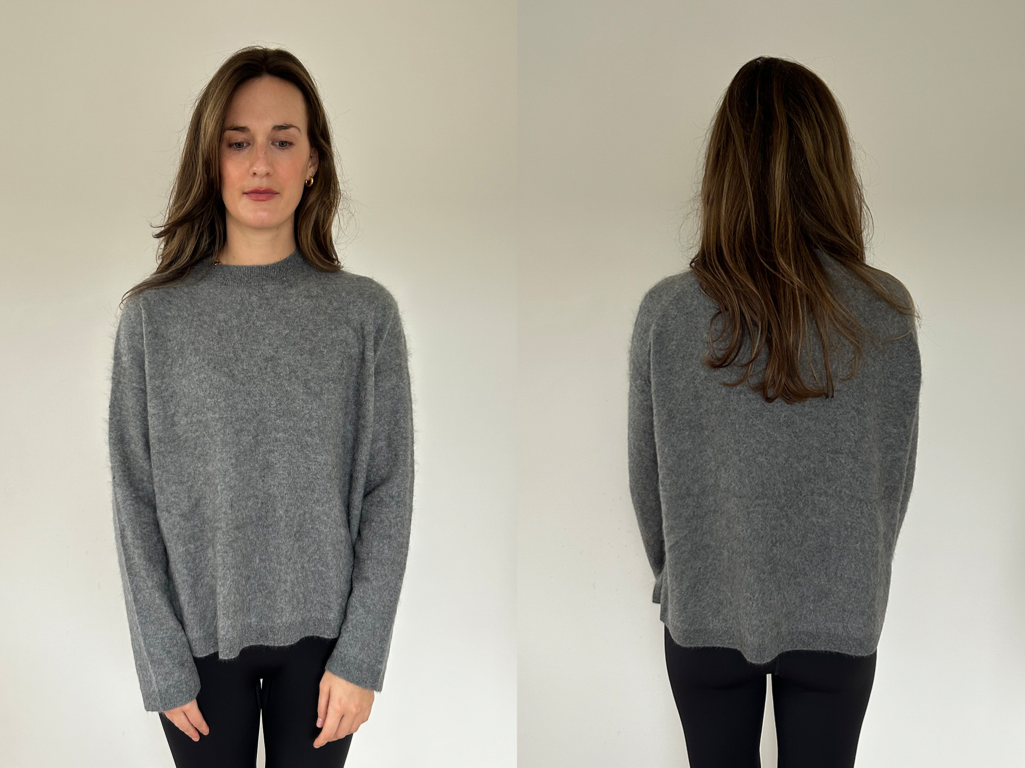 Best cashmere jumpers IndyBest review Allsaints brushed cashmere crew neck jumper