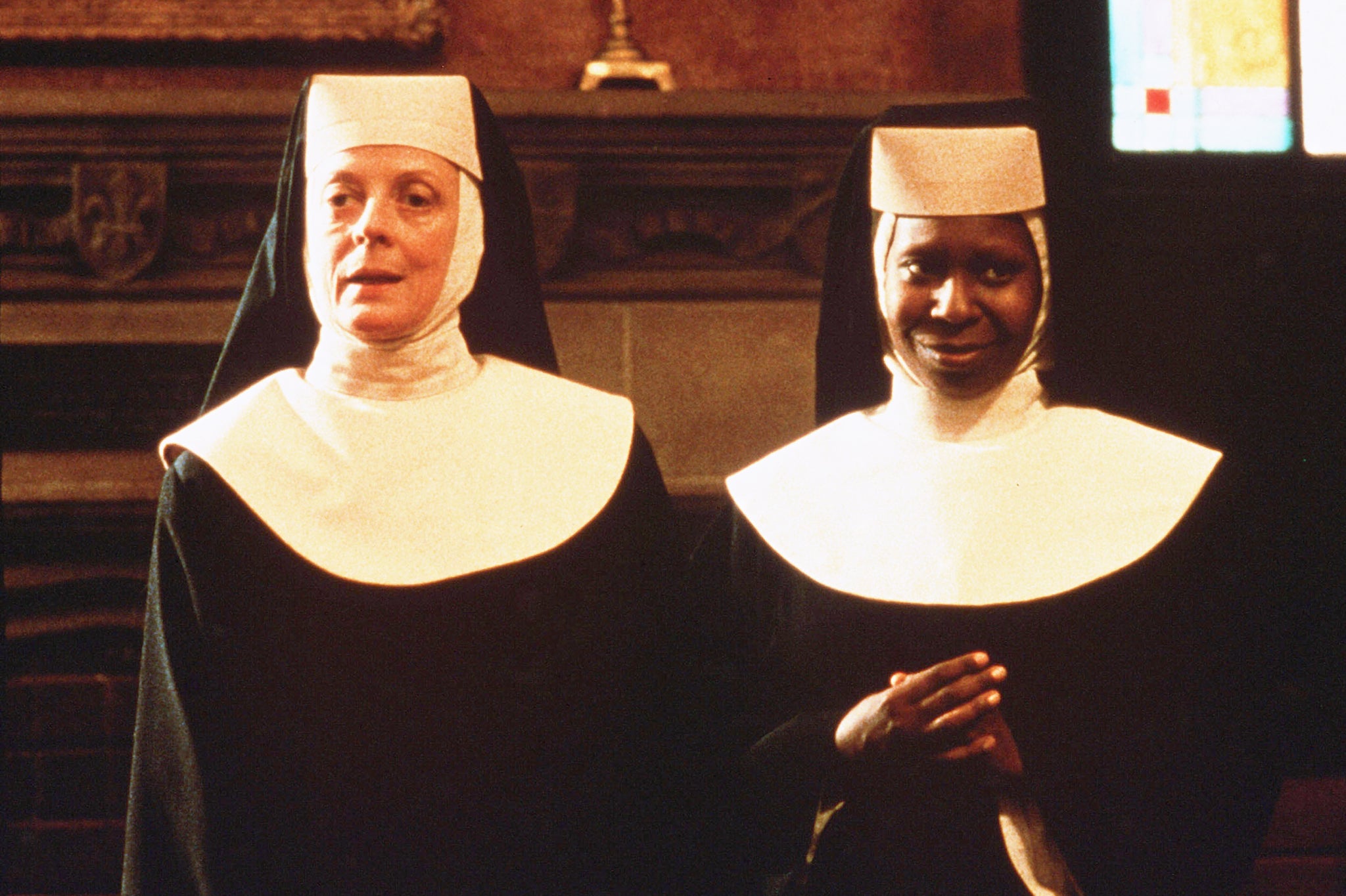 Maggie Smith and Whoopi Goldberg in ‘Sister Act’