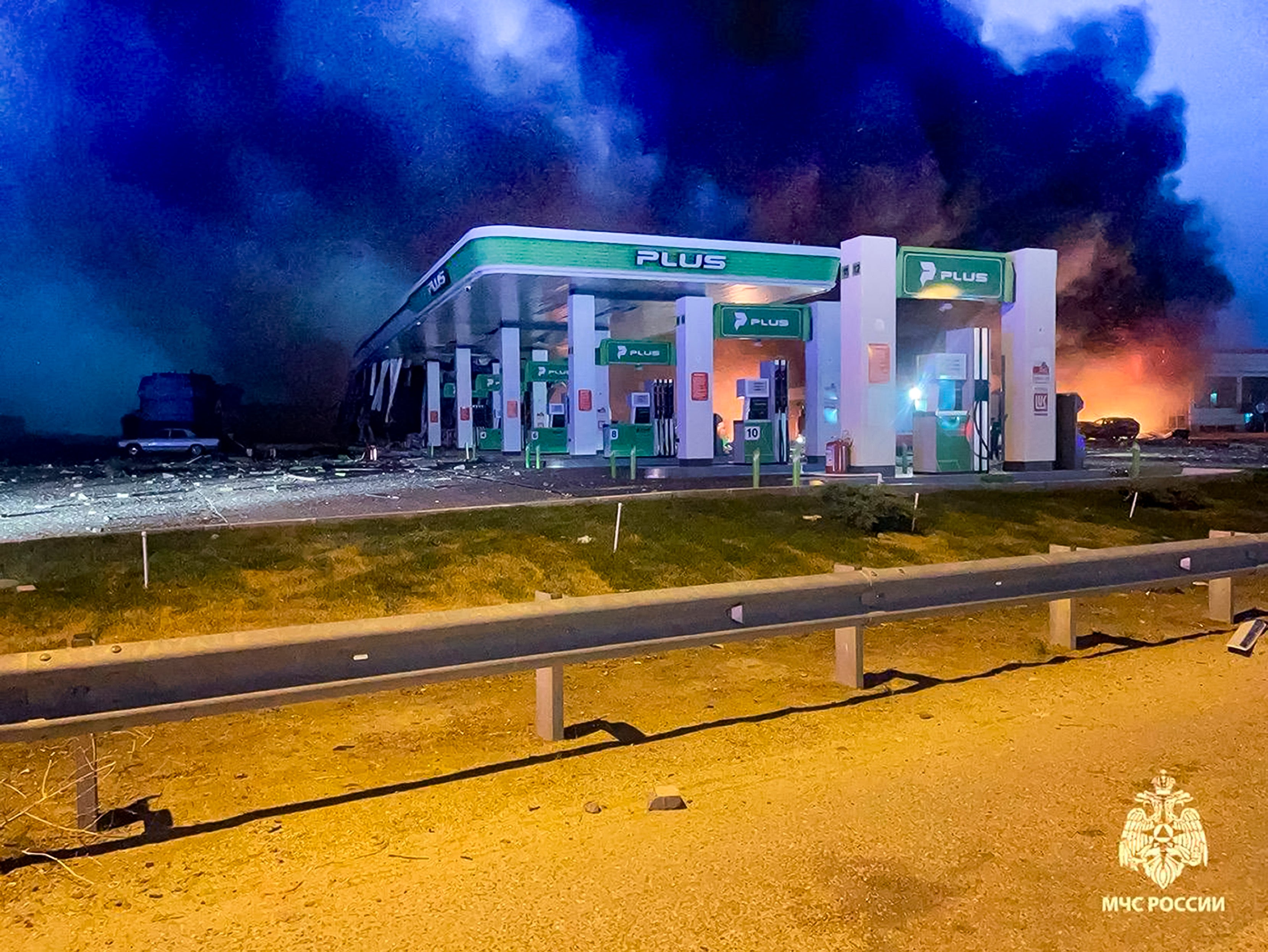 Russia Gas Station Explosion