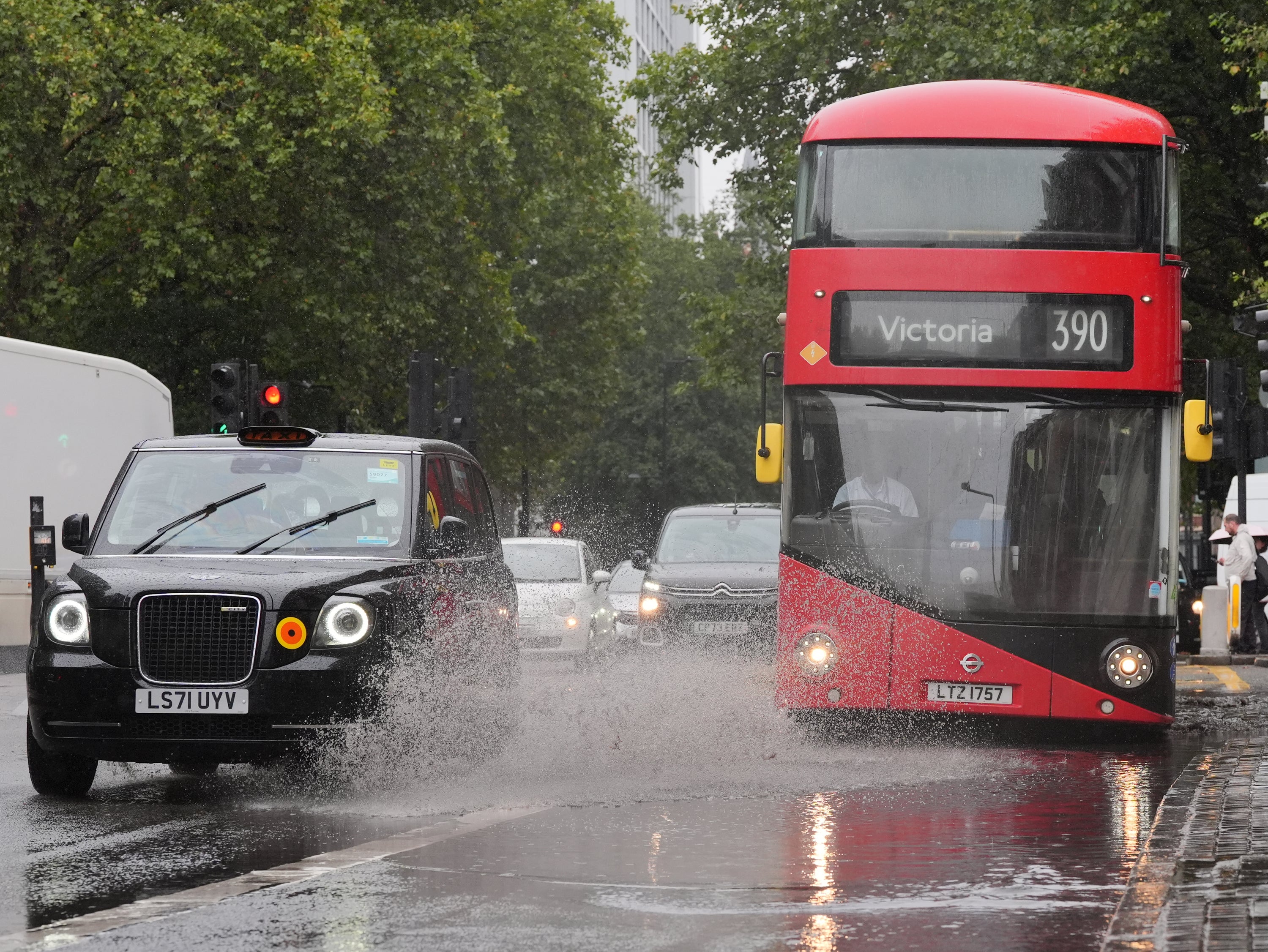 The warning comes after heavy rain caused flooding in parts of England (Jonathan Brady/PA)