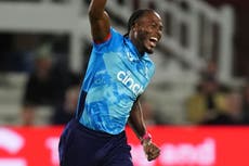 Jofra Archer encouraged by progress after injury torment: ‘Everything is going to plan’