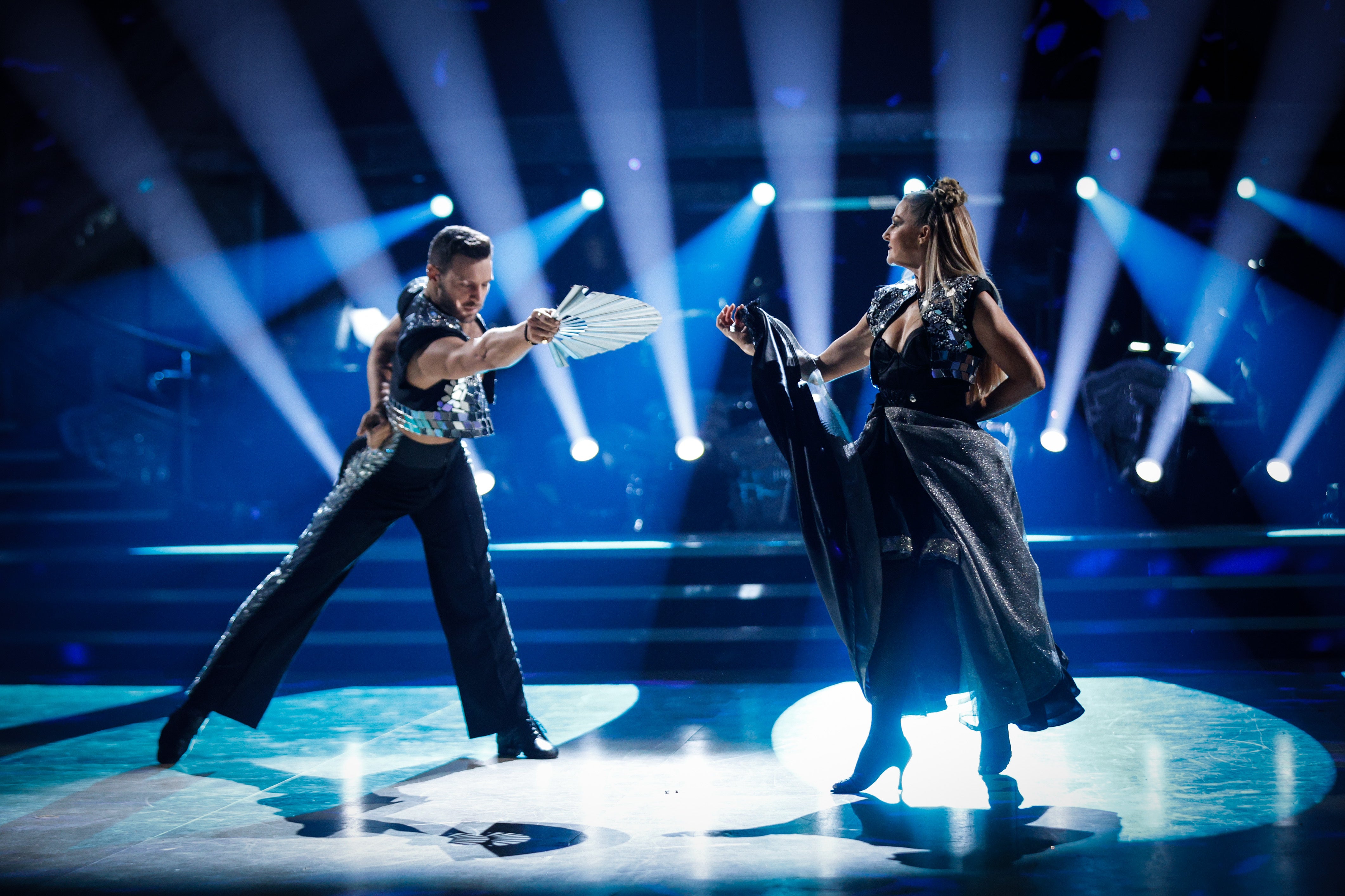 Hadland performing on Strictly’s Movie Week