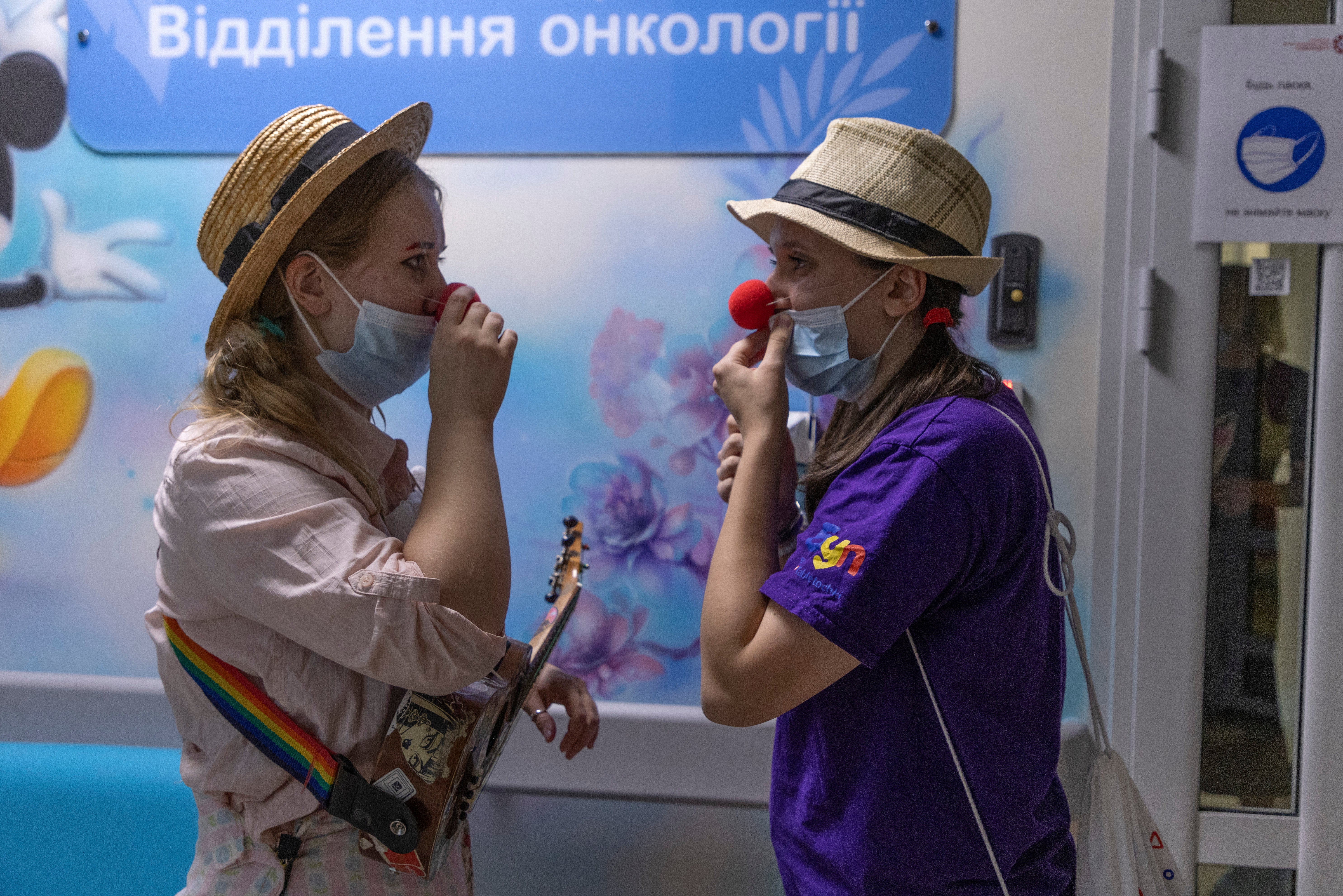 Russia Ukraine War Hospital Clowns