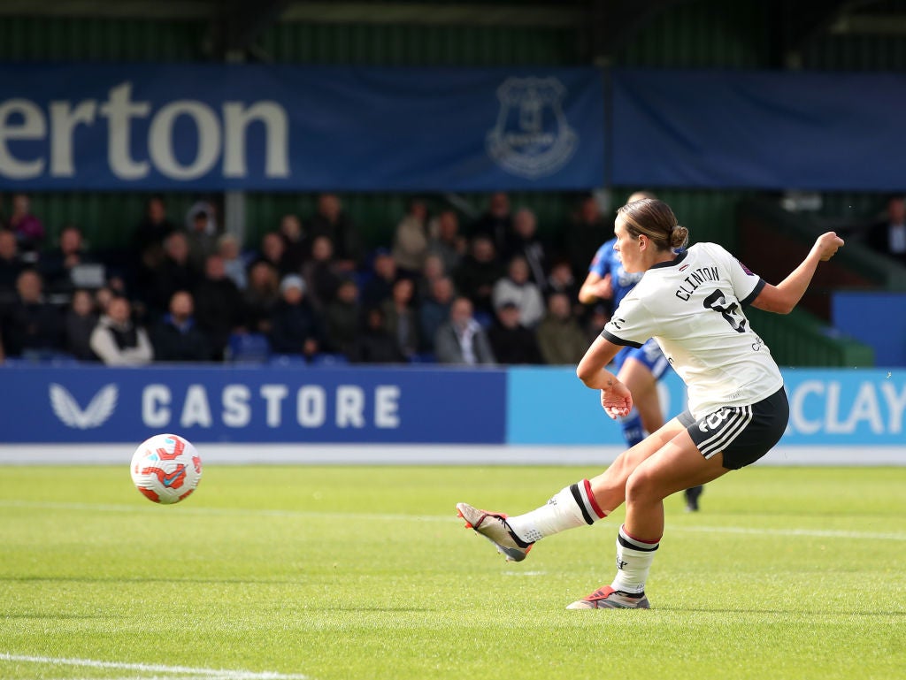 Clinton has returned to United after a loan spell at Spurs