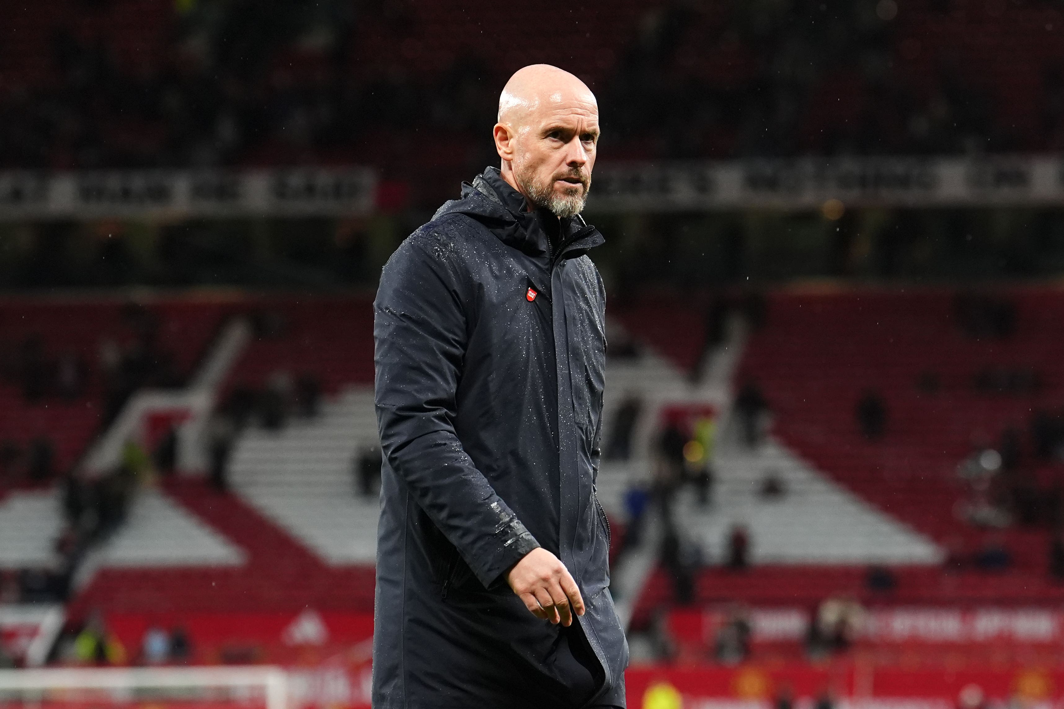 Erik ten Hag’s side produced a poor performance (Martin Rickett/PA)